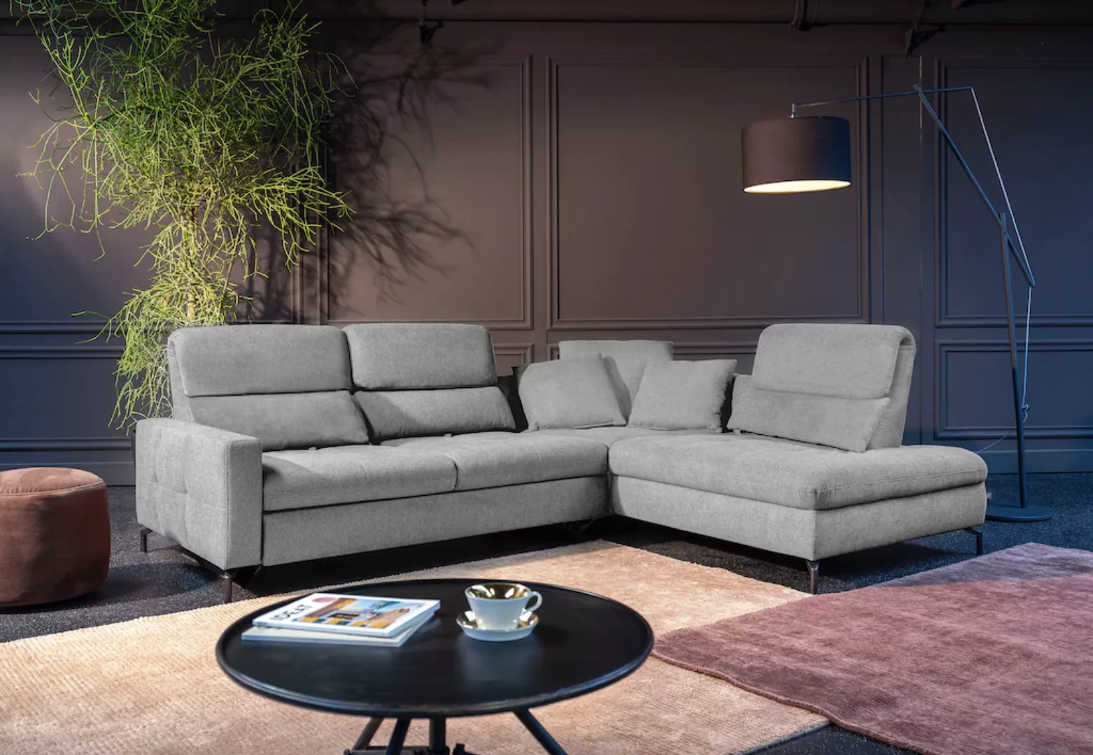 ADA trendline Ecksofa "Louis", Breite 260 cm, Rückenlehnenverstellung, wahl günstig online kaufen