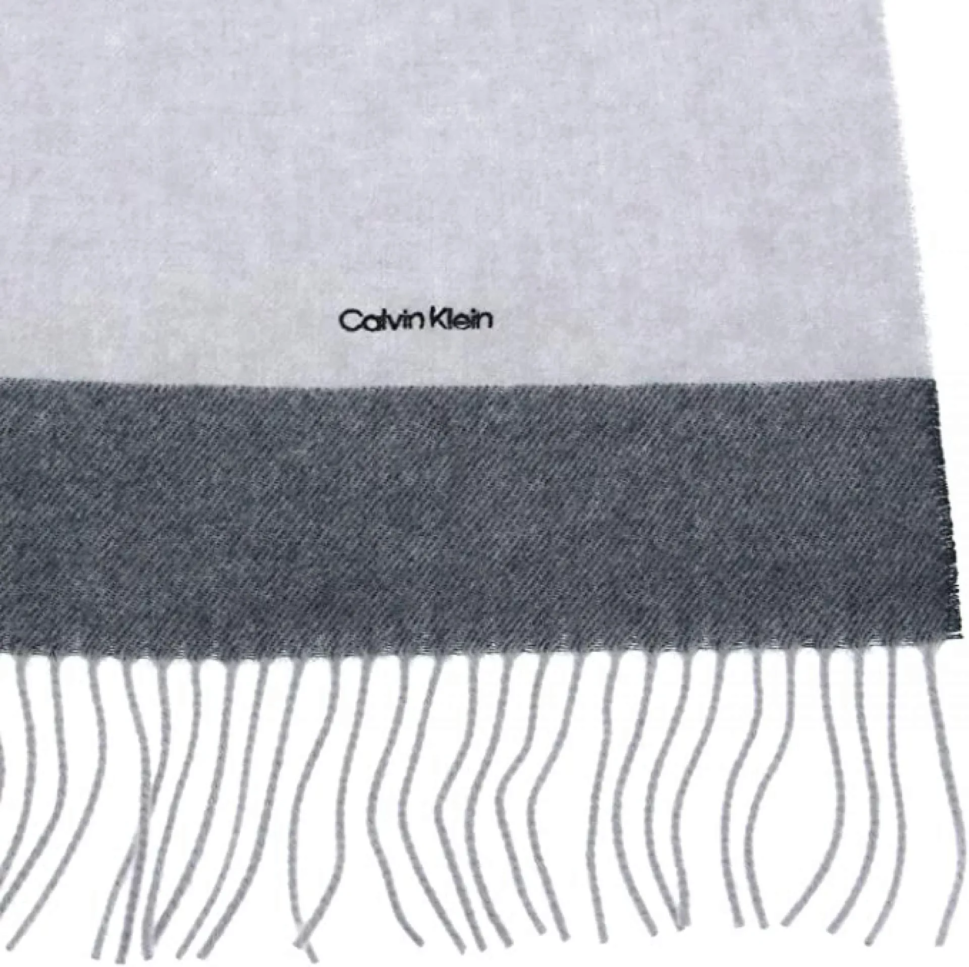 Calvin Klein Schal BLOCK SCARF 35X180cm grey günstig online kaufen