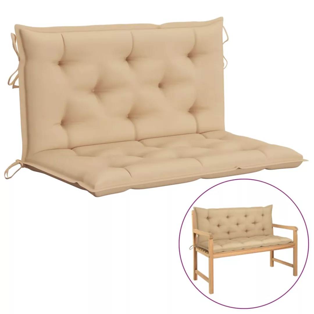 Auflage Für Hollywoodschaukel Beige 100 Cm Stoff günstig online kaufen