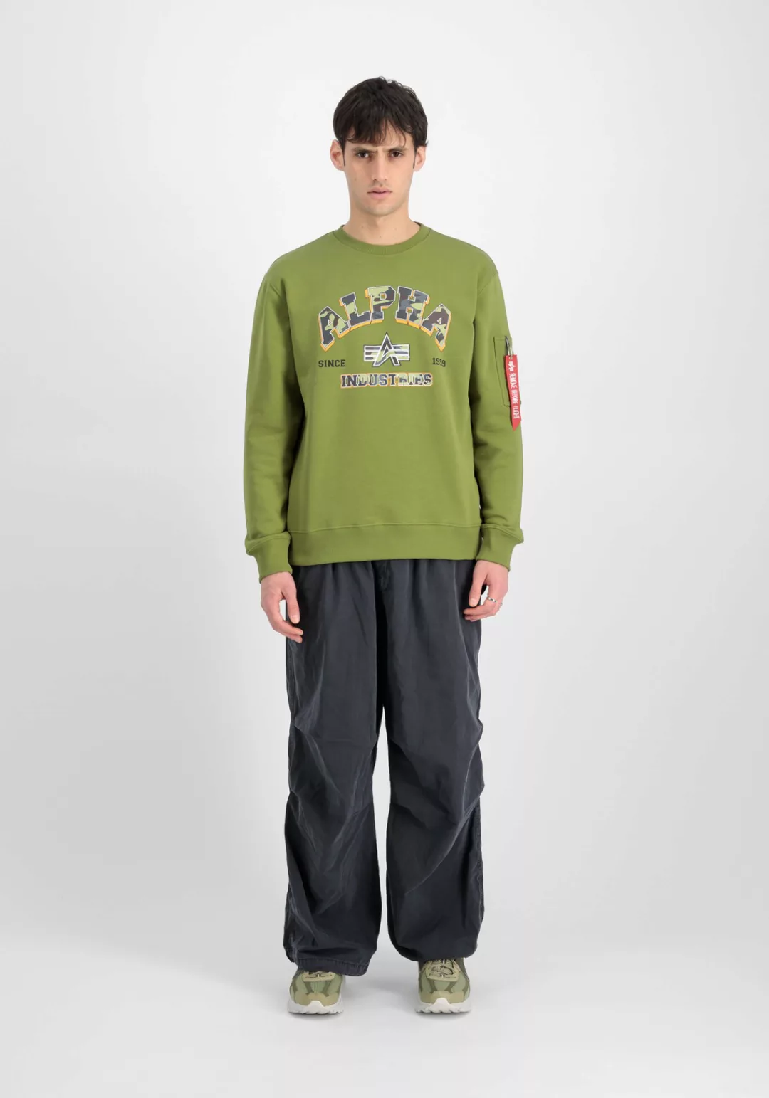 Alpha Industries Sweater "ALPHA INDUSTRIES Men - Sweatshirts College Camo S günstig online kaufen