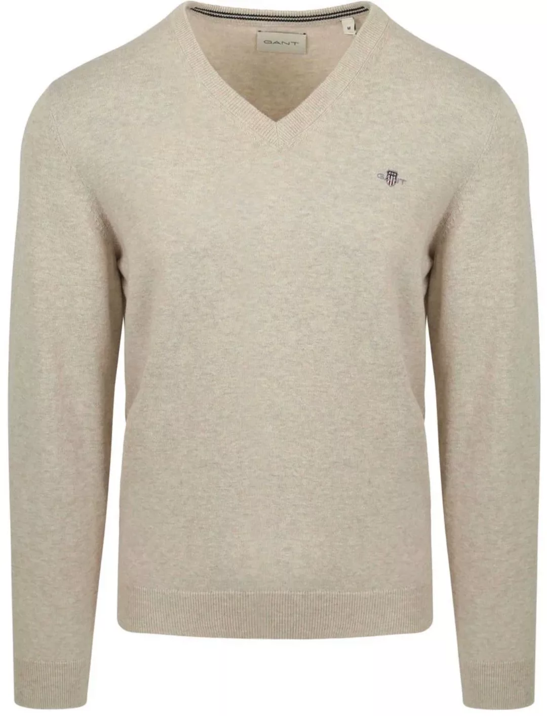 Gant V-Ausschnitt-Pullover Classic Cotton V-Neck Premium Strickjersey aus w günstig online kaufen