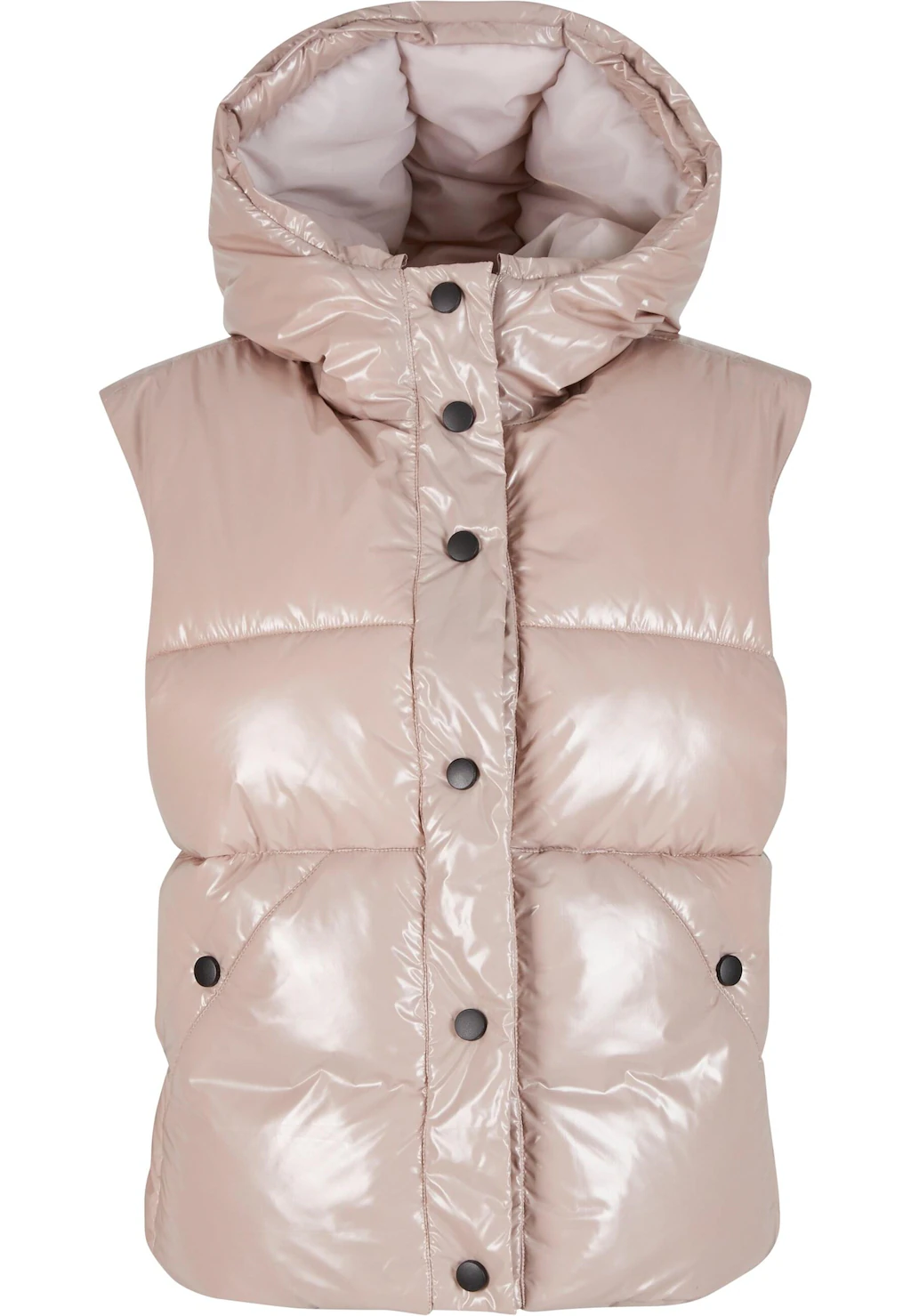 URBAN CLASSICS Steppweste "Urban Classics Ladies Recycled Shiny Puffer Vest günstig online kaufen