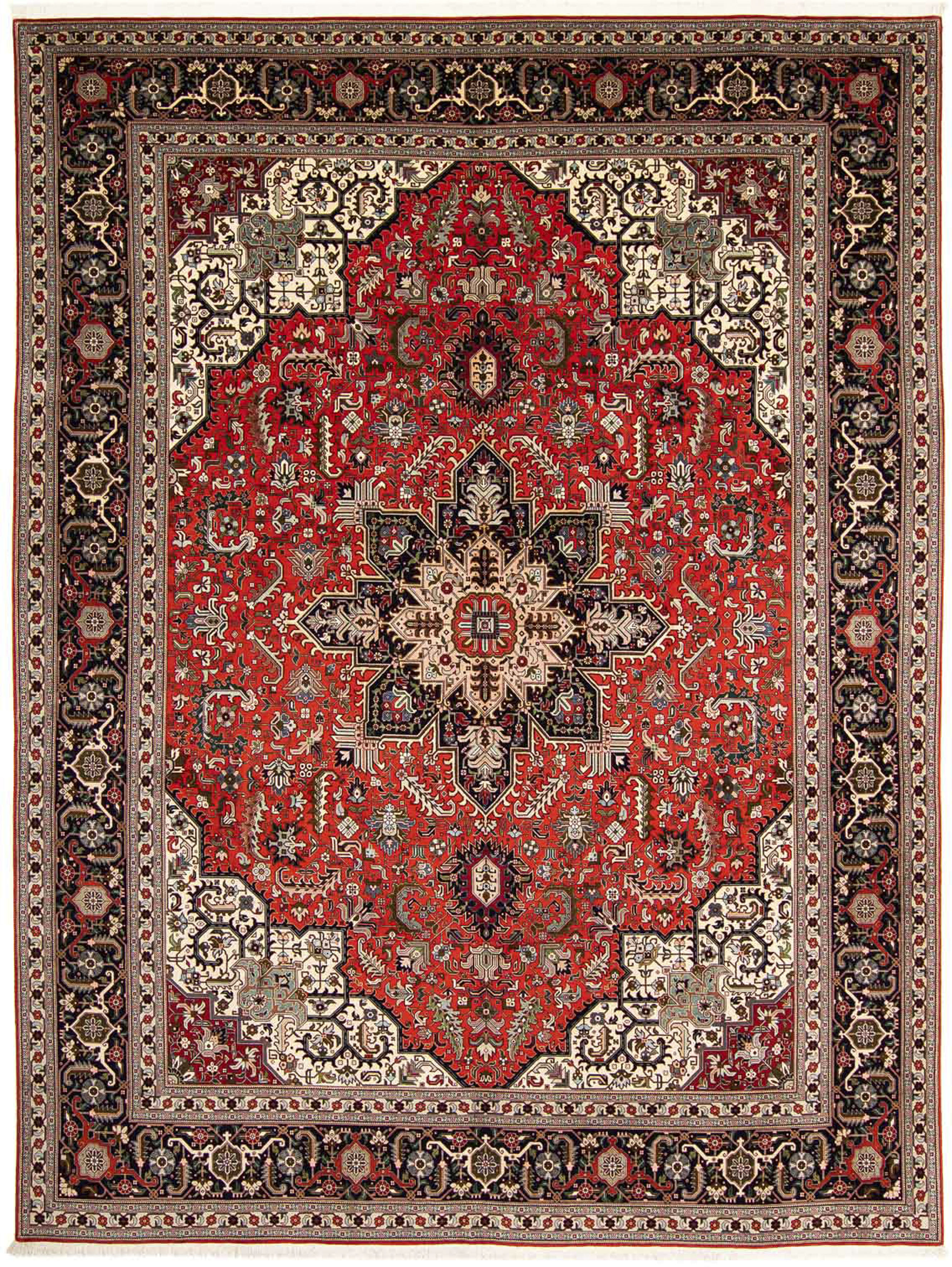 morgenland Orientteppich »Perser - Täbriz - Royal - 407 x 298 cm - rost«, r günstig online kaufen