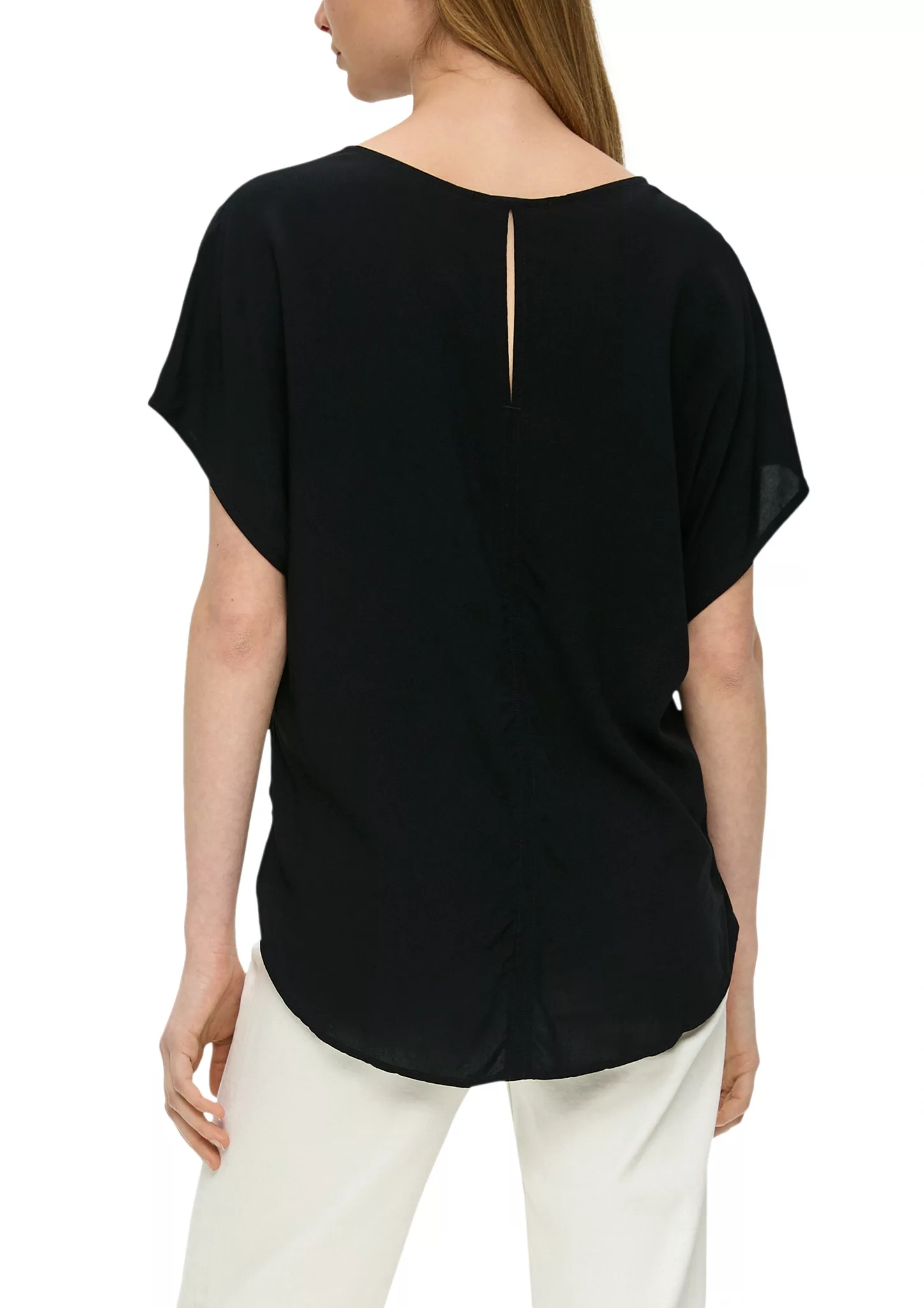 QS Shirtbluse QS by s.Oliver Oversize-Bluse mit Blumenmuster in (1-tlg) Nac günstig online kaufen