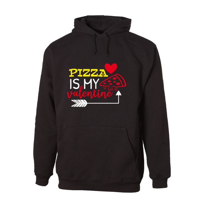 G-graphics Hoodie Pizza is my Valentine Unisex mit trendigem Frontprint mit günstig online kaufen