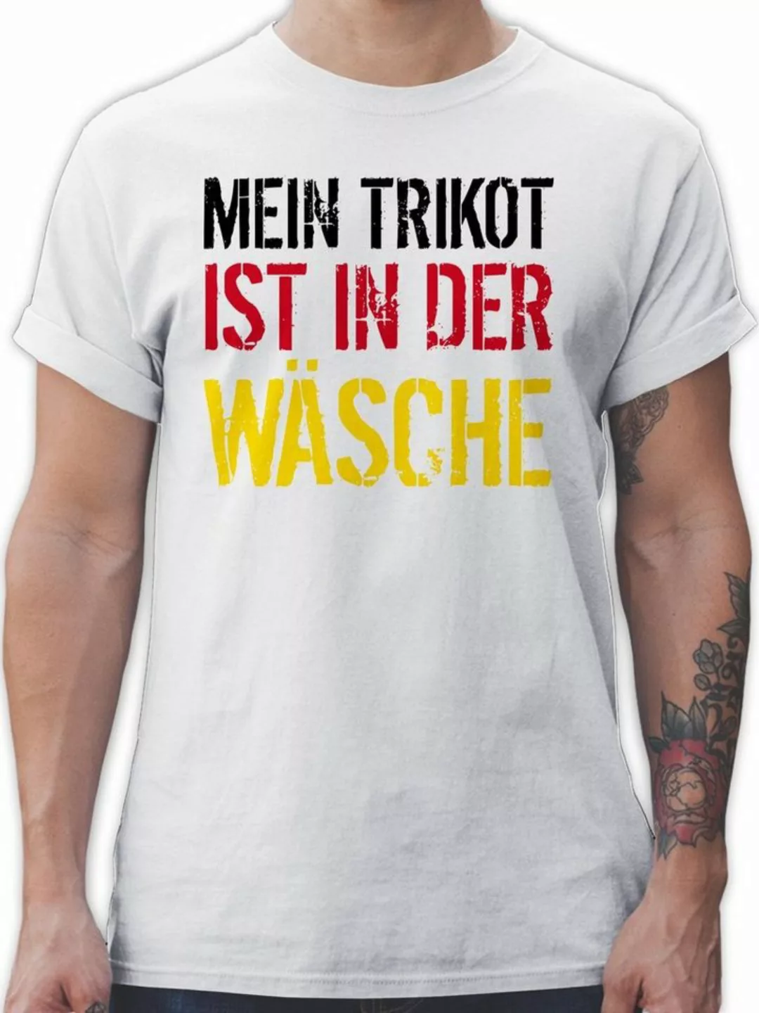 Shirtracer T-Shirt Mein Trikot ist in der Wäsche, Deutschland Germany 2024 günstig online kaufen