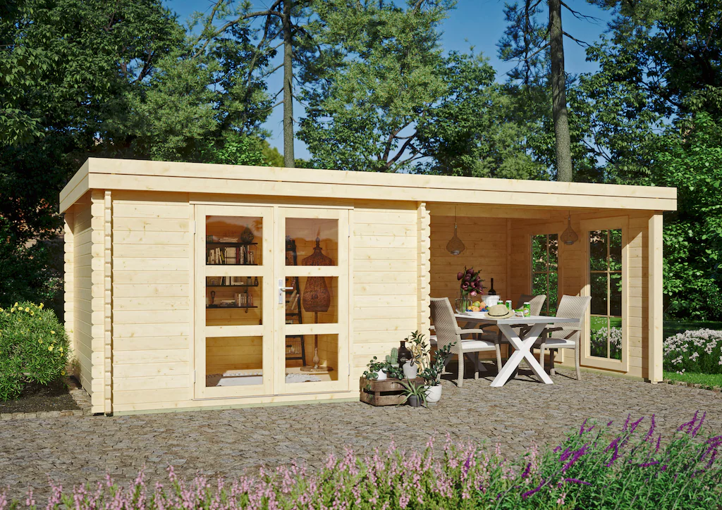Kiehn-Holz Gartenhaus KH 44-013 Natur Unbehandelt 600 cm x 300 cm günstig online kaufen