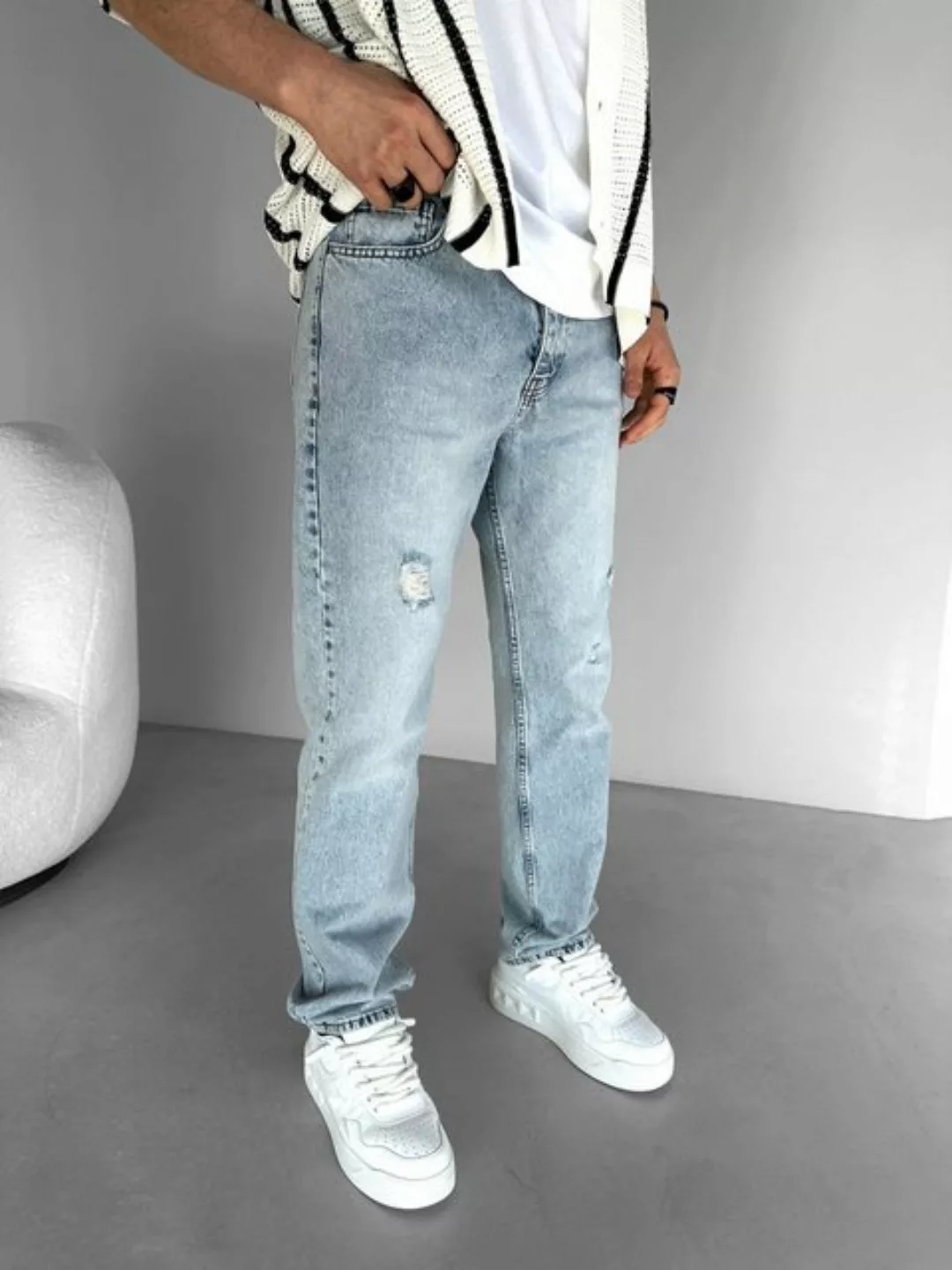 Abluka Bequeme Jeans REGULAR FIT JEANS ICE BLUE günstig online kaufen