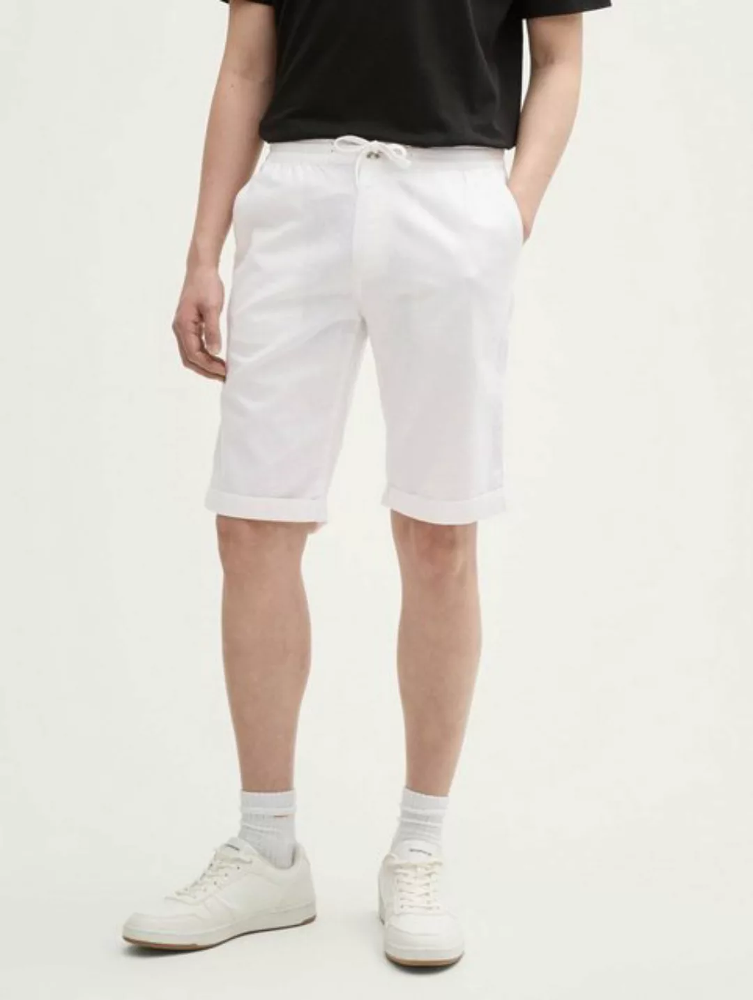 TOM TAILOR Bermudas Regular Shorts mit Leinenanteil günstig online kaufen