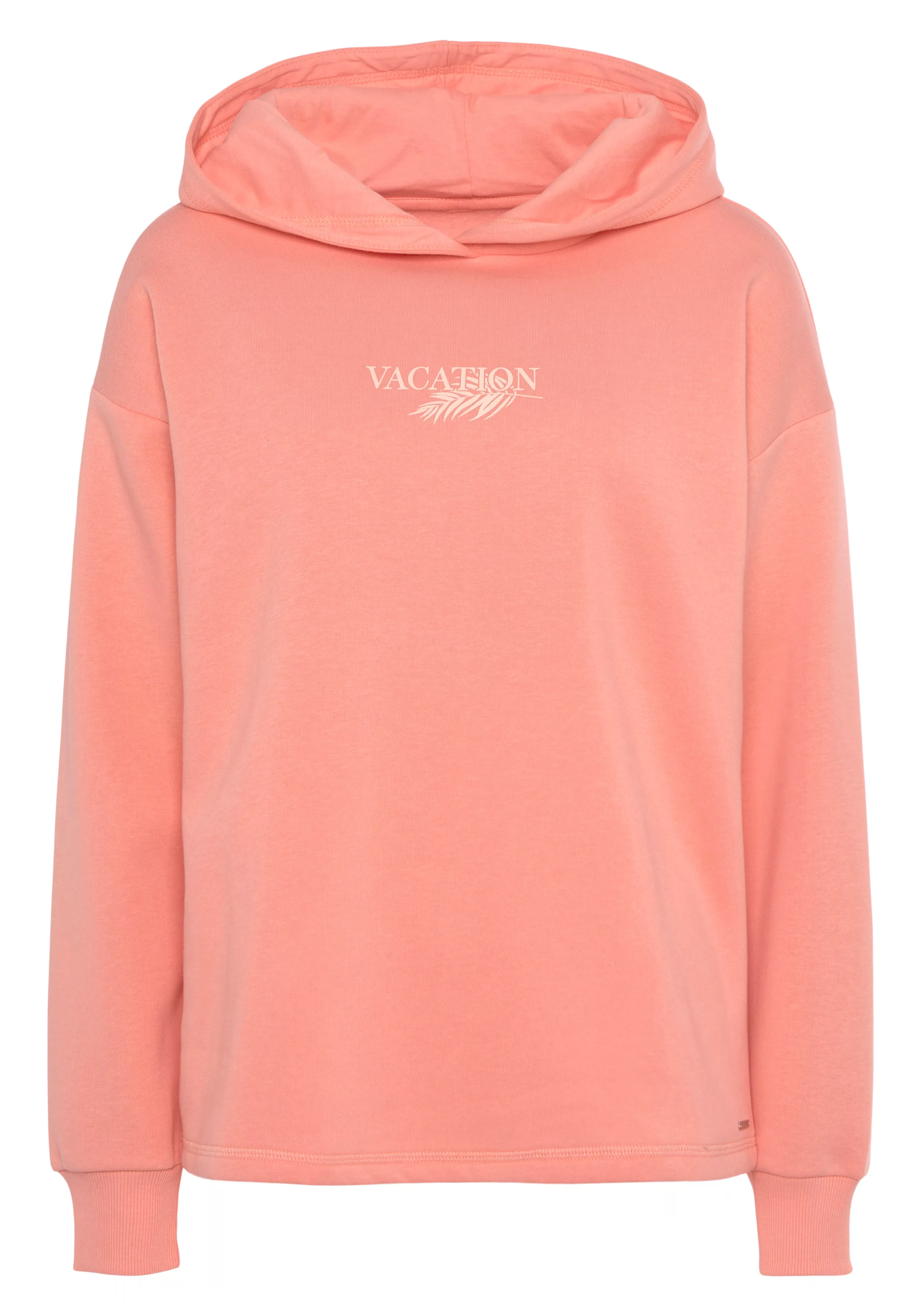 LASCANA Hoodie -Kapuzensweatshirt, Loungeshirt (1-tlg) mit Frontprint, Loun günstig online kaufen