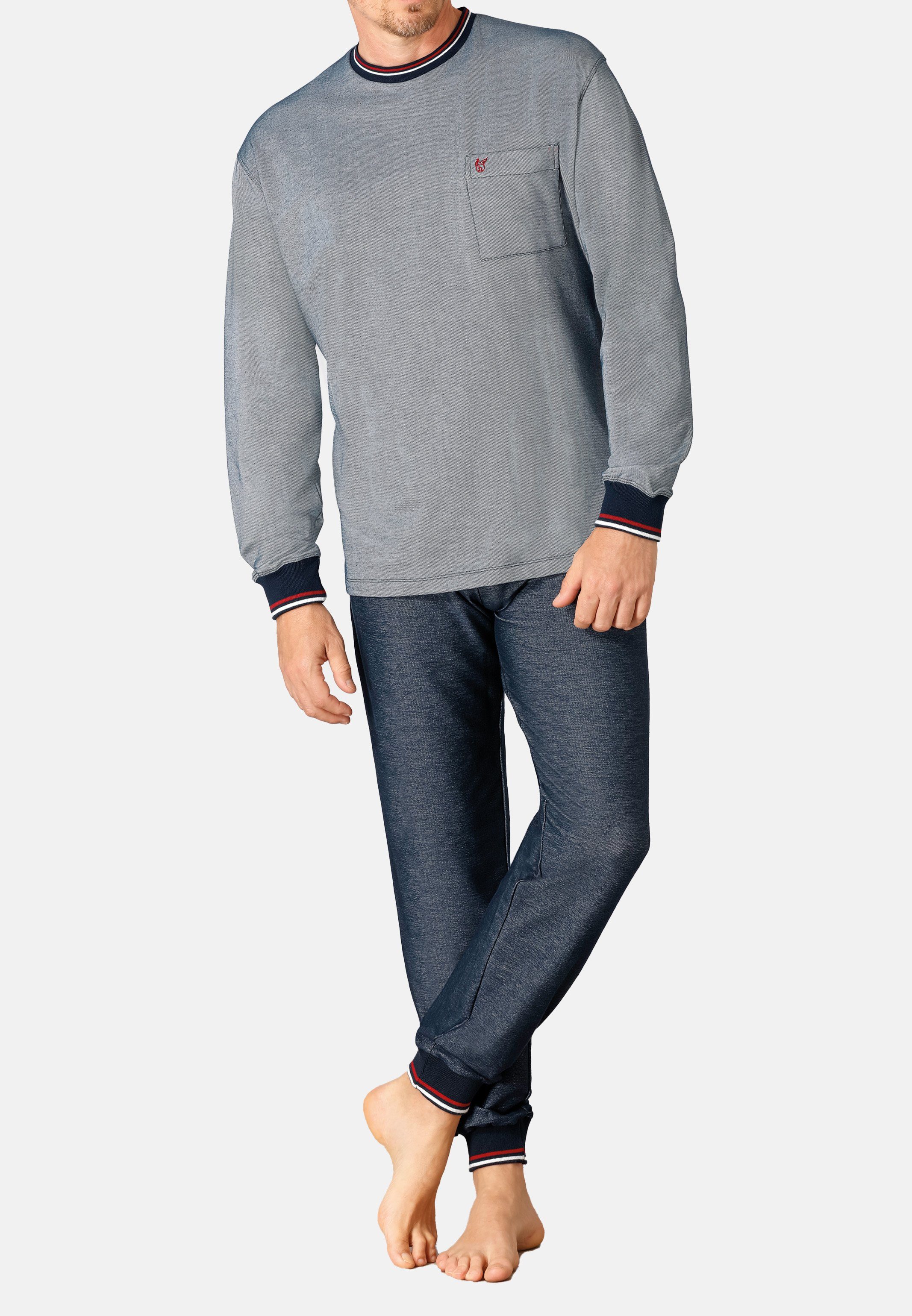 Hajo 5-Pocket-Hose Schlafanzug mit Bündchen, Klima günstig online kaufen
