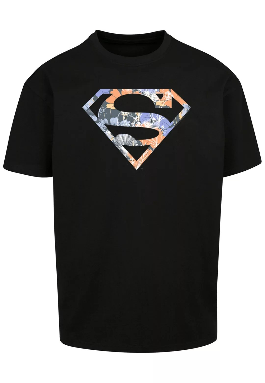 F4NT4STIC T-Shirt "Superman Superheld Floral Logo 2", Print günstig online kaufen