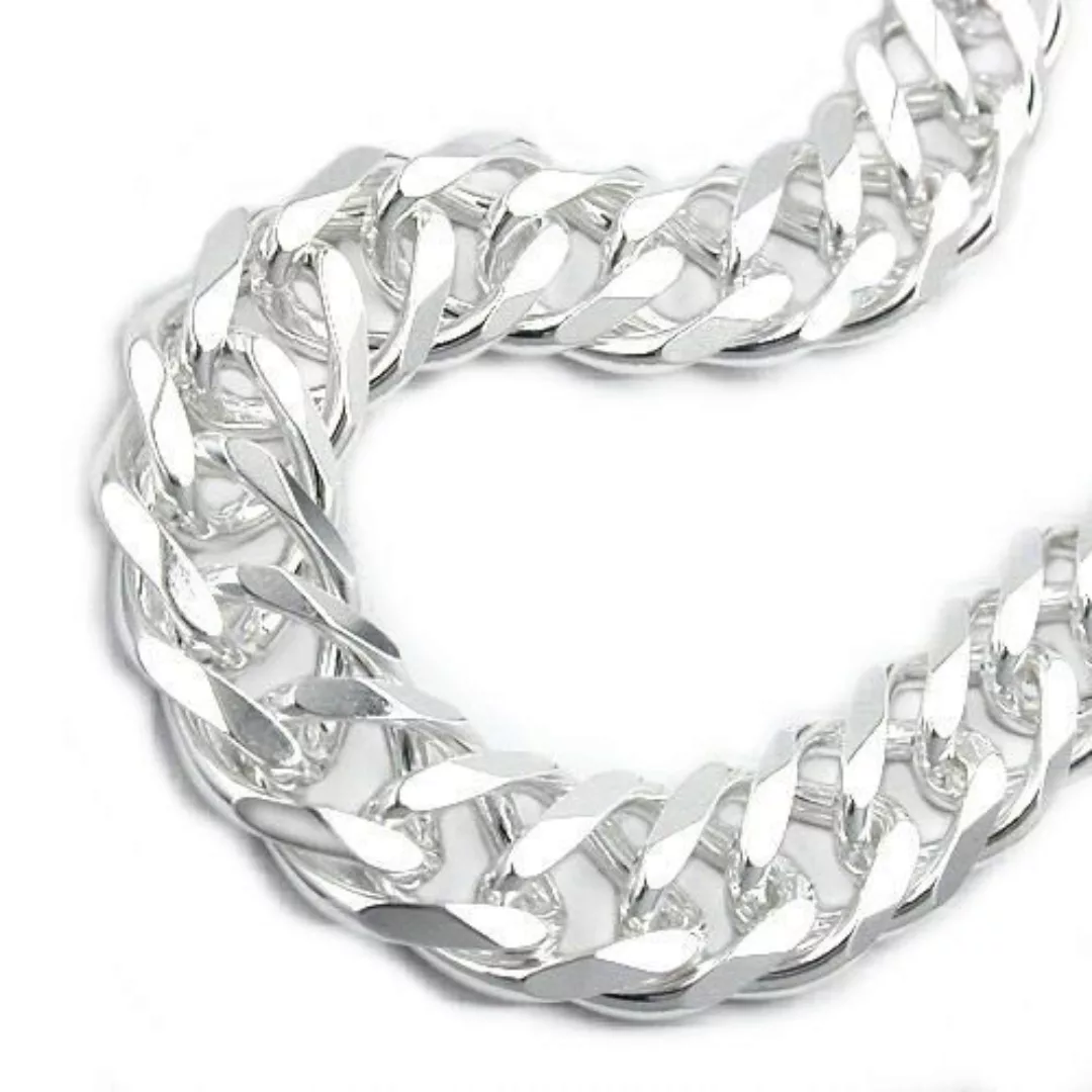 SIGO Kette 11mm Zwillingspanzer, Silber 925 günstig online kaufen