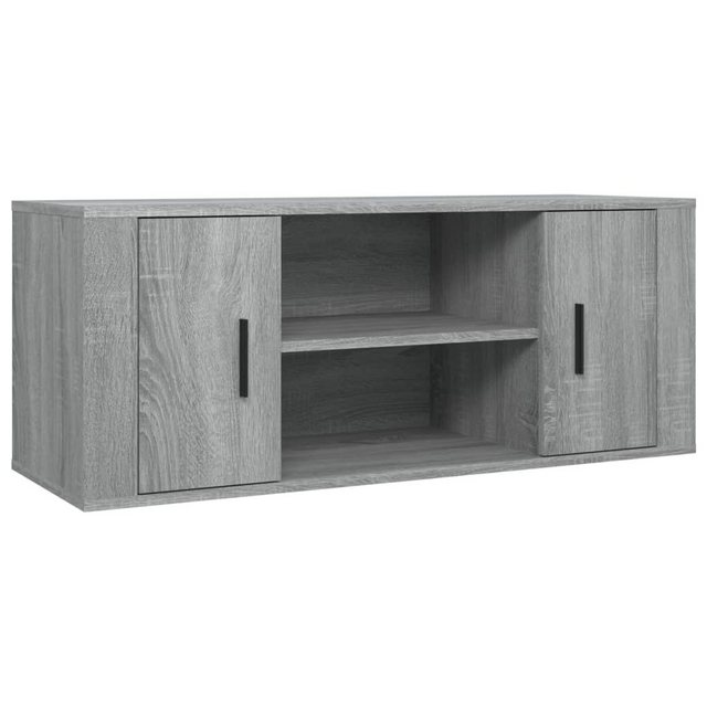 vidaXL TV-Schrank TV-Schrank Grau Sonoma 100x35x40 cm Spanplatte TV-Lowboar günstig online kaufen