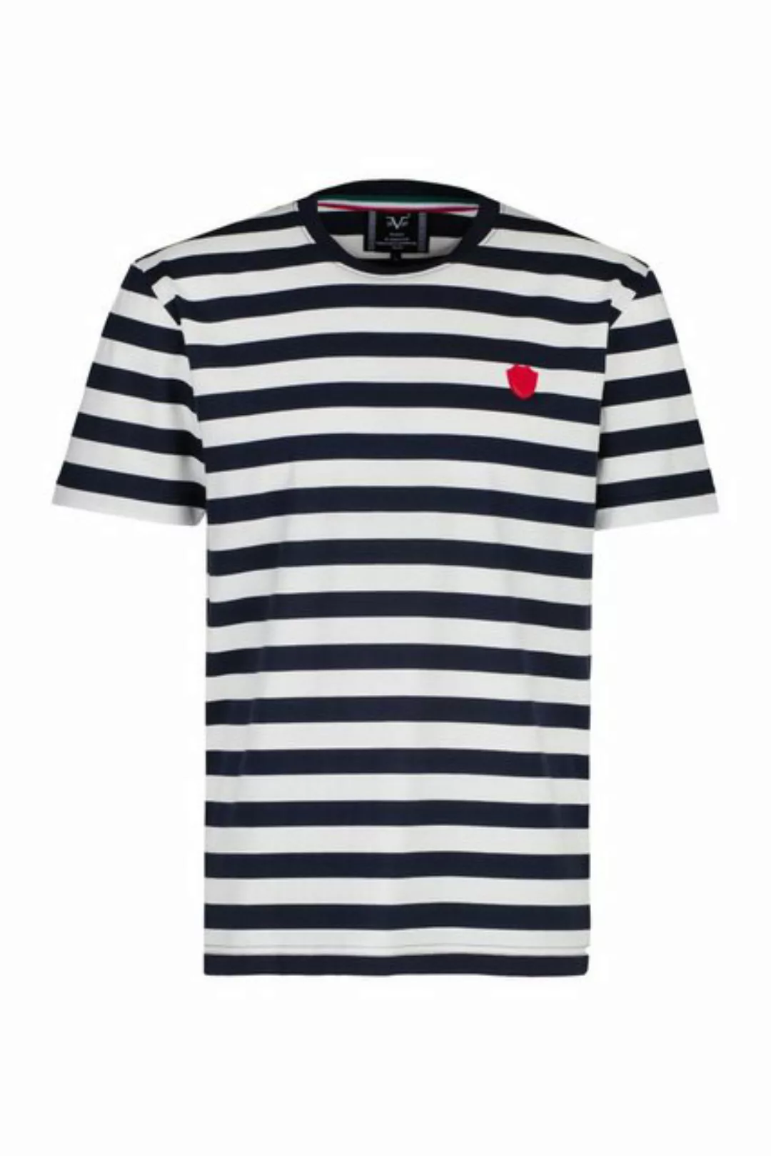 19V69 Italia by Versace T-Shirt TAZIO "Maritimes Streifen Kurzarm-Shirt Her günstig online kaufen
