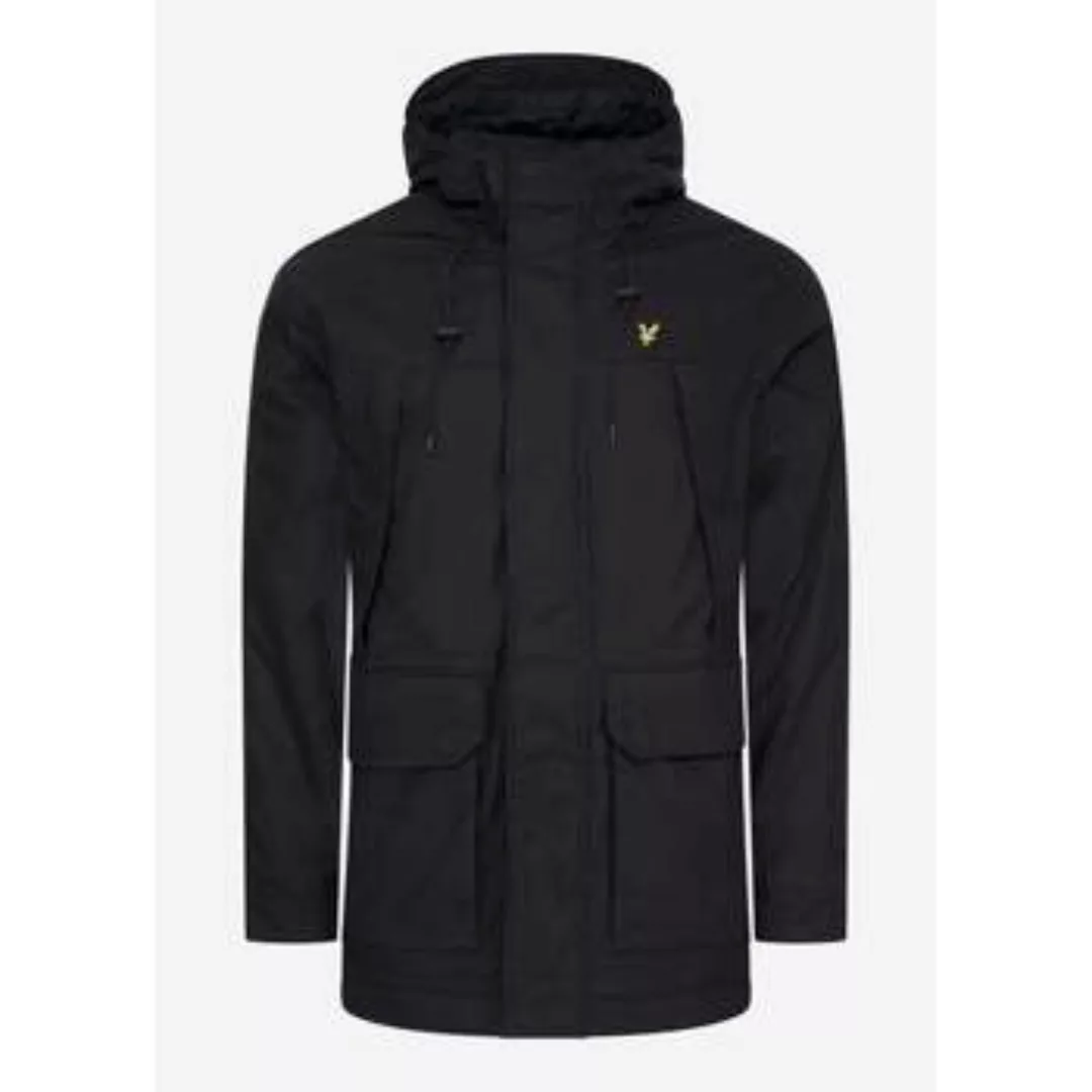 Lyle & Scott  Daunenjacken Microfleece parka 2.0 - jet black günstig online kaufen