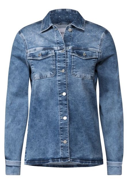 Cecil Jackenblazer Style Denim Overshirt Light Bl günstig online kaufen