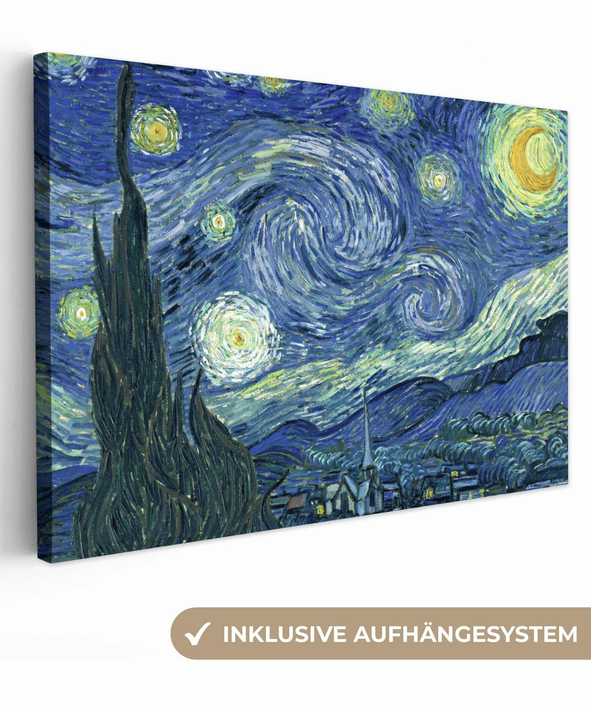 OneMillionCanvasses® Leinwandbild Sternennacht - Kunstdrucke - günstig online kaufen