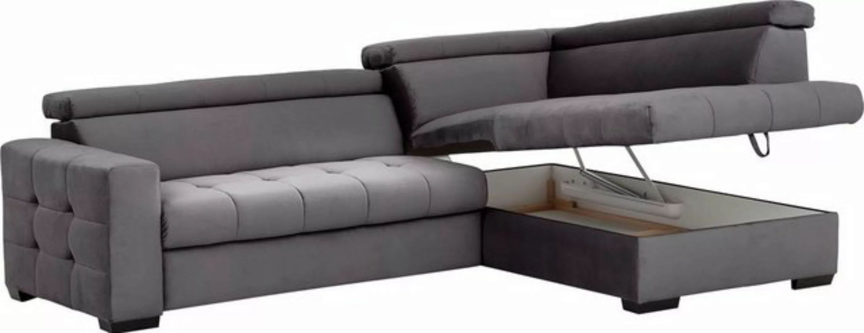 exxpo - sofa fashion Ecksofa Otusso, L-Form, Steppung im Sitzbereich, wahlw günstig online kaufen