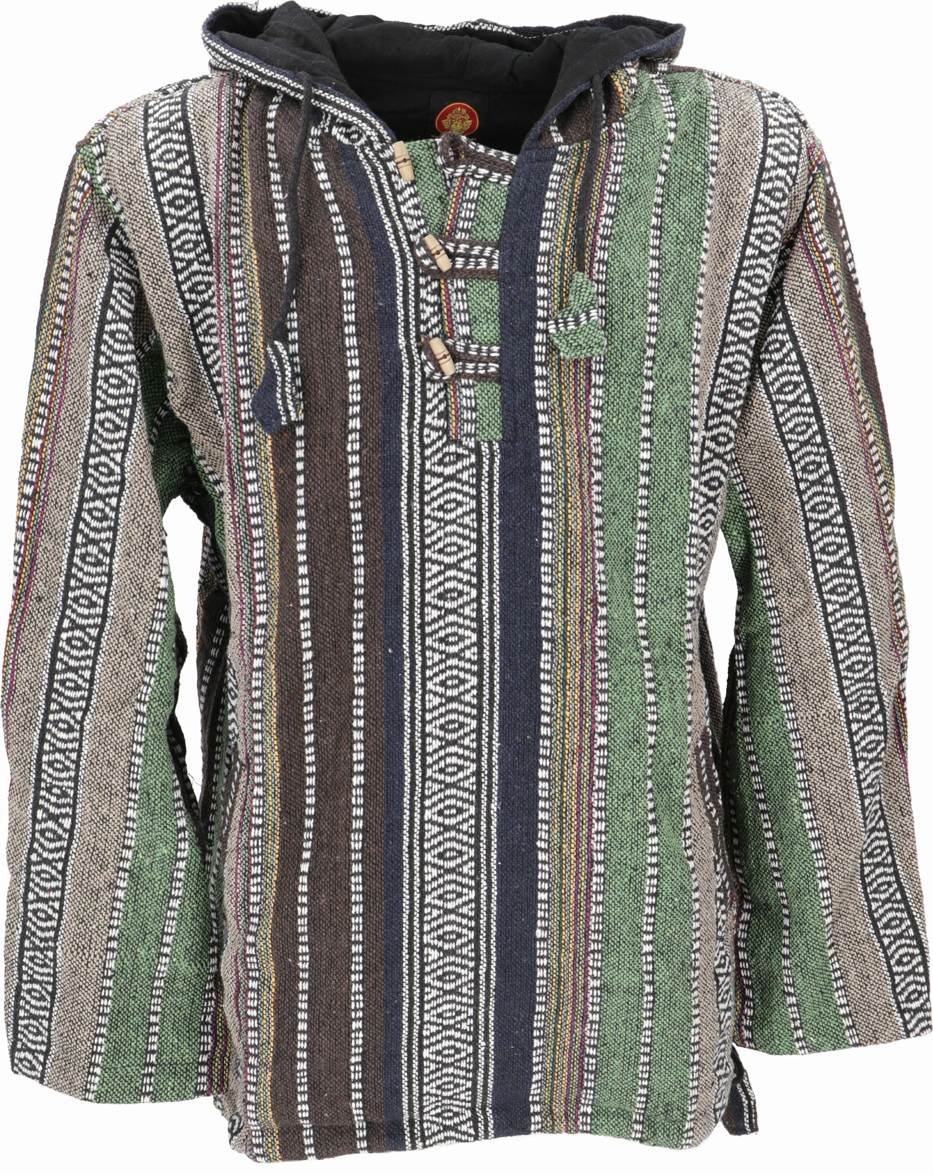 Guru-Shop Sweater Goa Kapuzenshirt, Baja Hoodie, günstig online kaufen