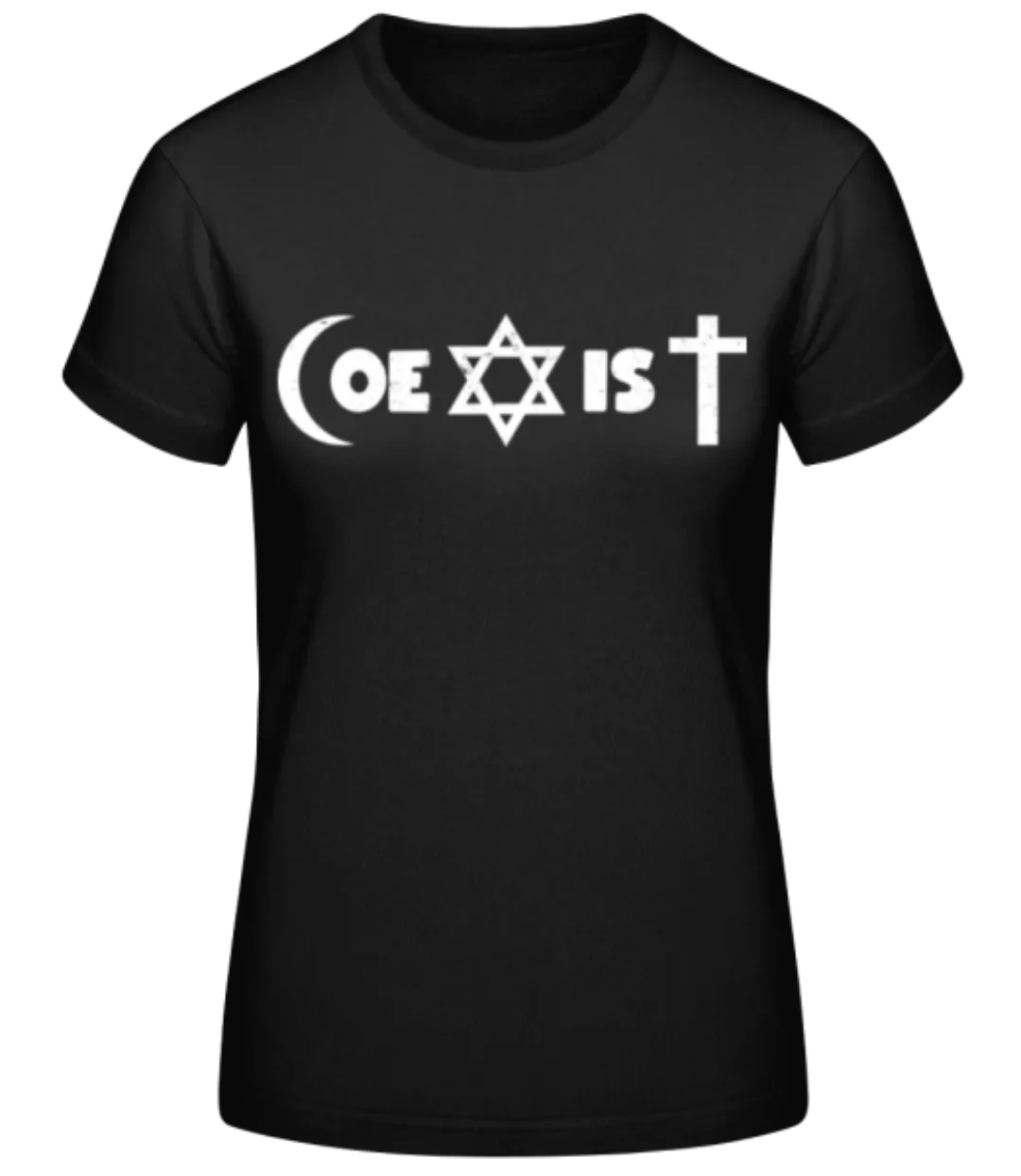 Religion Coexist · Frauen Basic T-Shirt günstig online kaufen