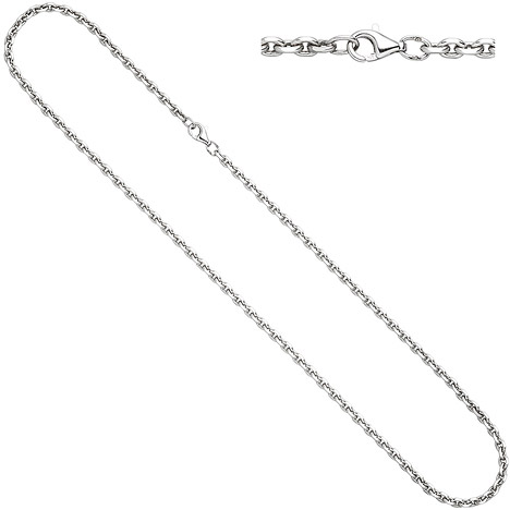 SIGO Ankerkette 925 Silber diamantiert 3,9 mm 55 cm Kette Halskette Silberk günstig online kaufen