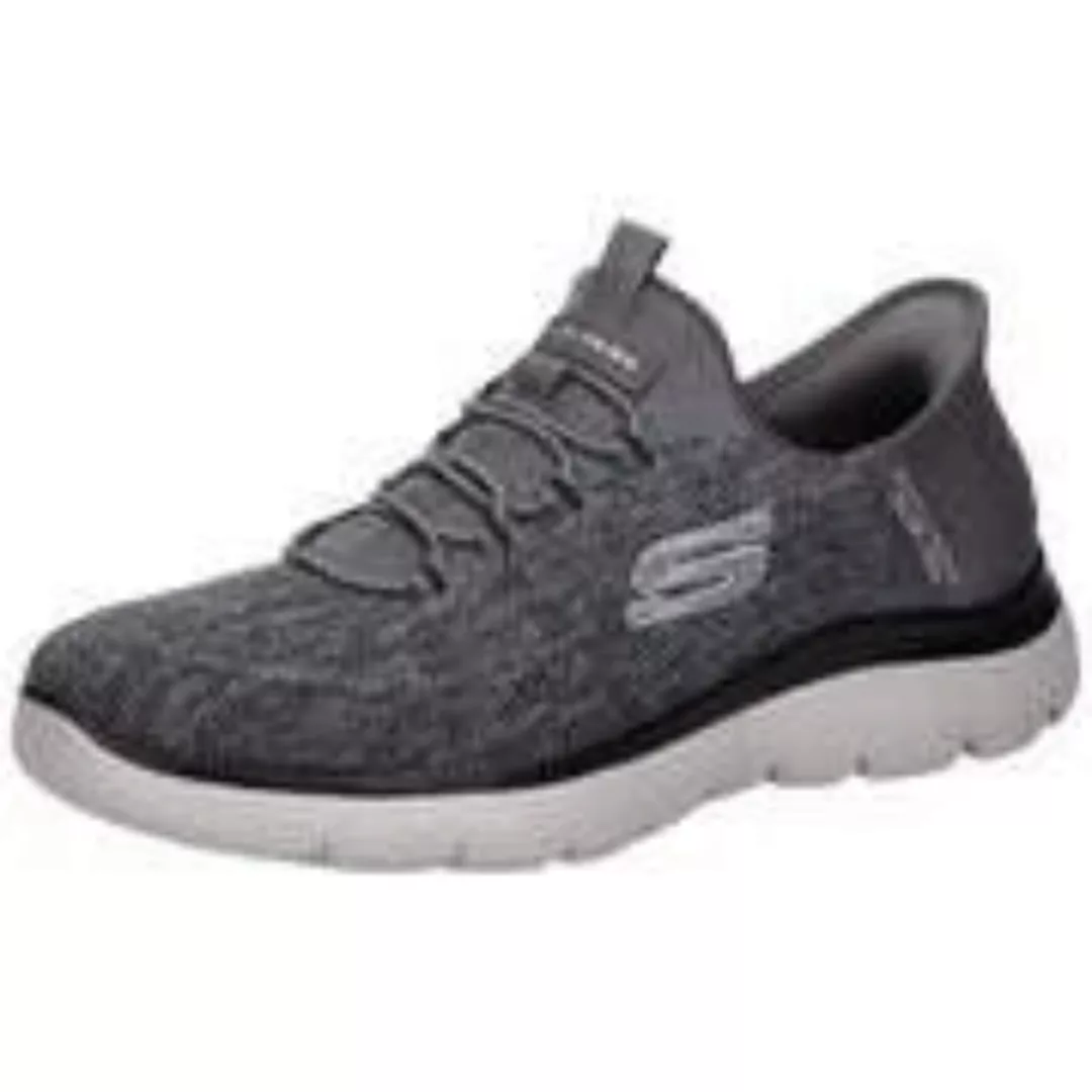 Skechers Slip On Sneaker Herren grau|grau günstig online kaufen