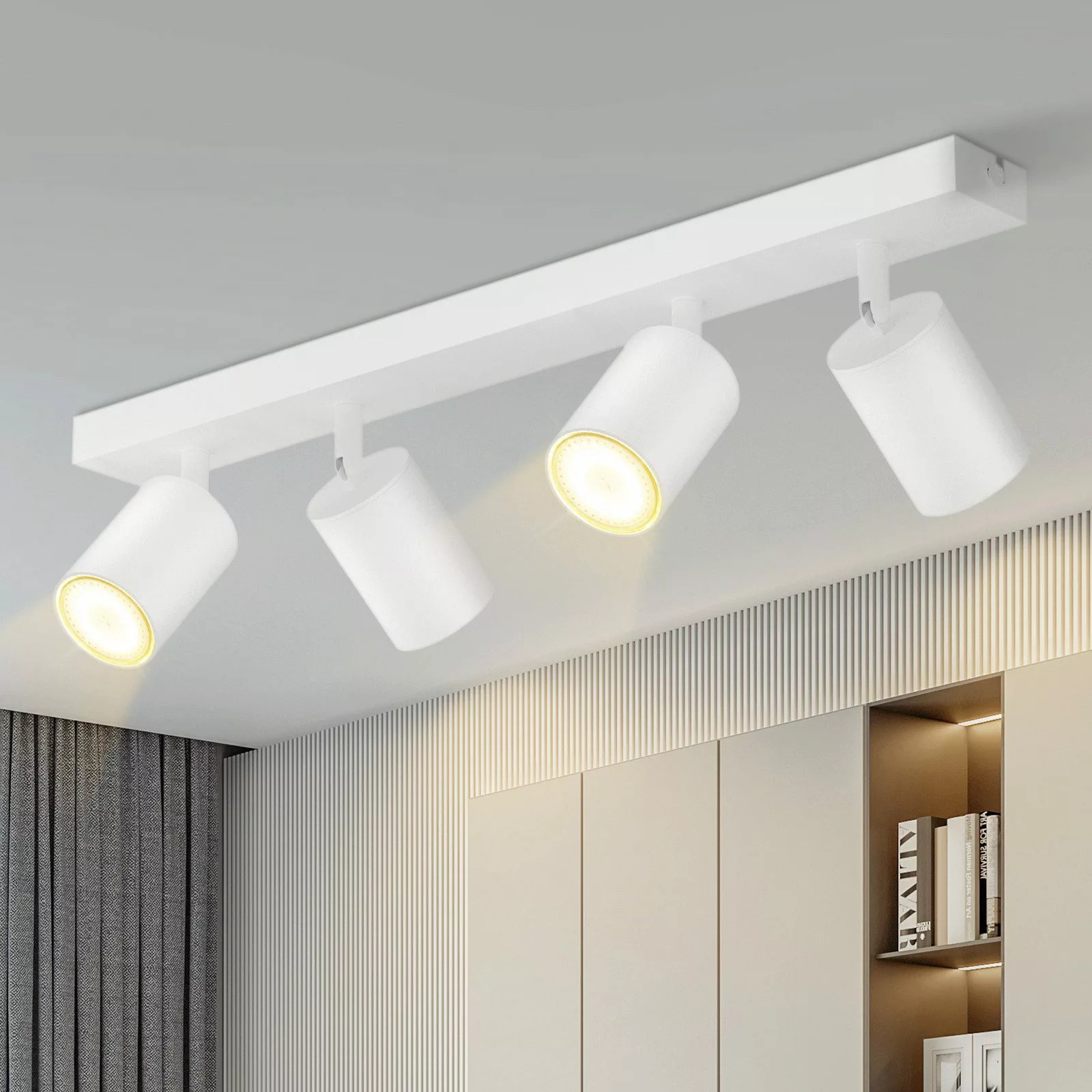 ZMH Deckenstrahler 4 Flammig GU10 Modern-Design günstig online kaufen