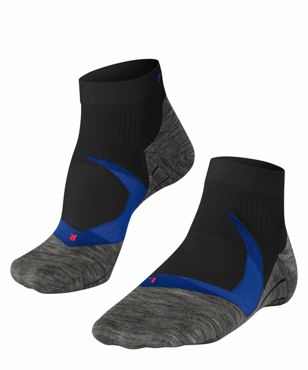 FALKE RU4 Cool Short Herren Laufsocken, 44-45, Schwarz, 16748-300604 günstig online kaufen