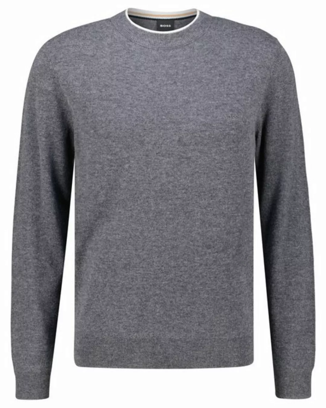 BOSS Strickpullover Herren Strickpullover aus Schurwolle EBACIO (1-tlg) günstig online kaufen