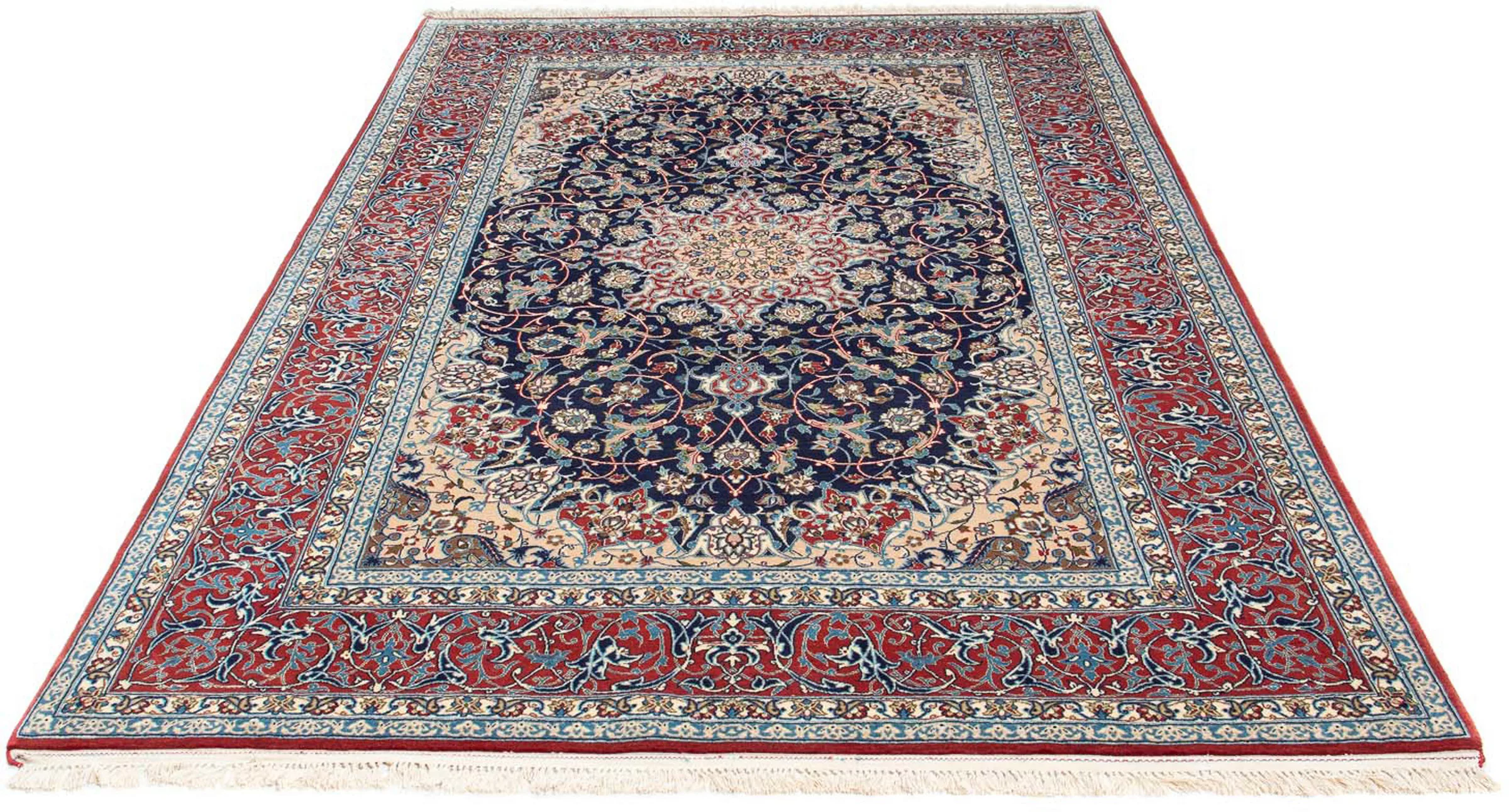 morgenland Orientteppich »Perser - Isfahan - Premium - 220 x 152 cm - dunke günstig online kaufen