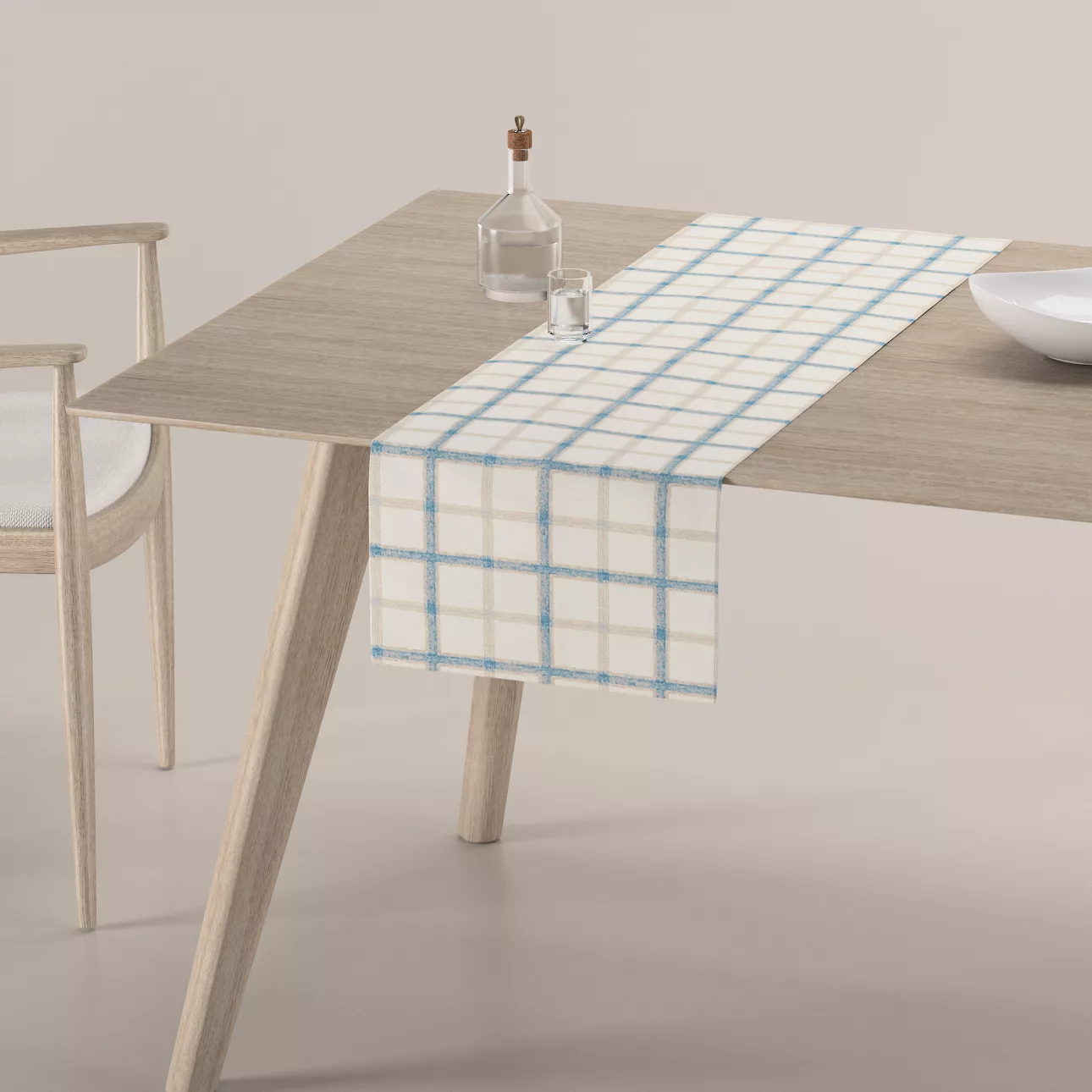 Tischläufer, blau-creme, 40 x 130 cm, Avinon (131-66) günstig online kaufen