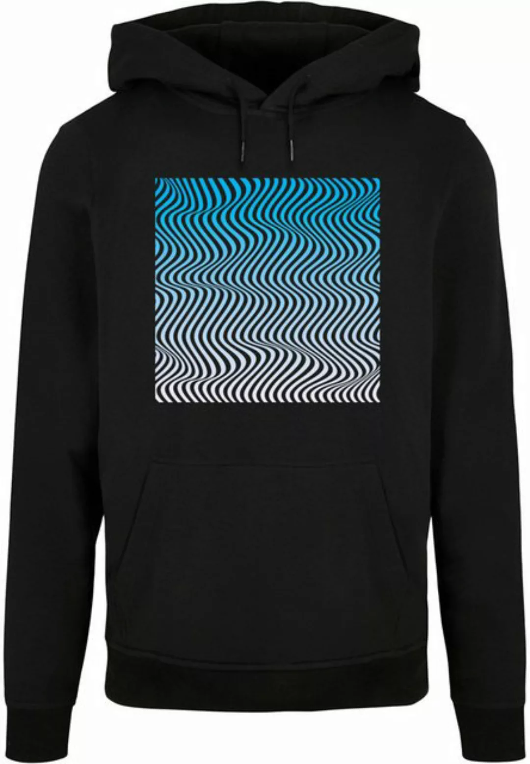 Merchcode Kapuzensweatshirt Merchcode Herren Summer - Wavy Pattern Basic Ho günstig online kaufen