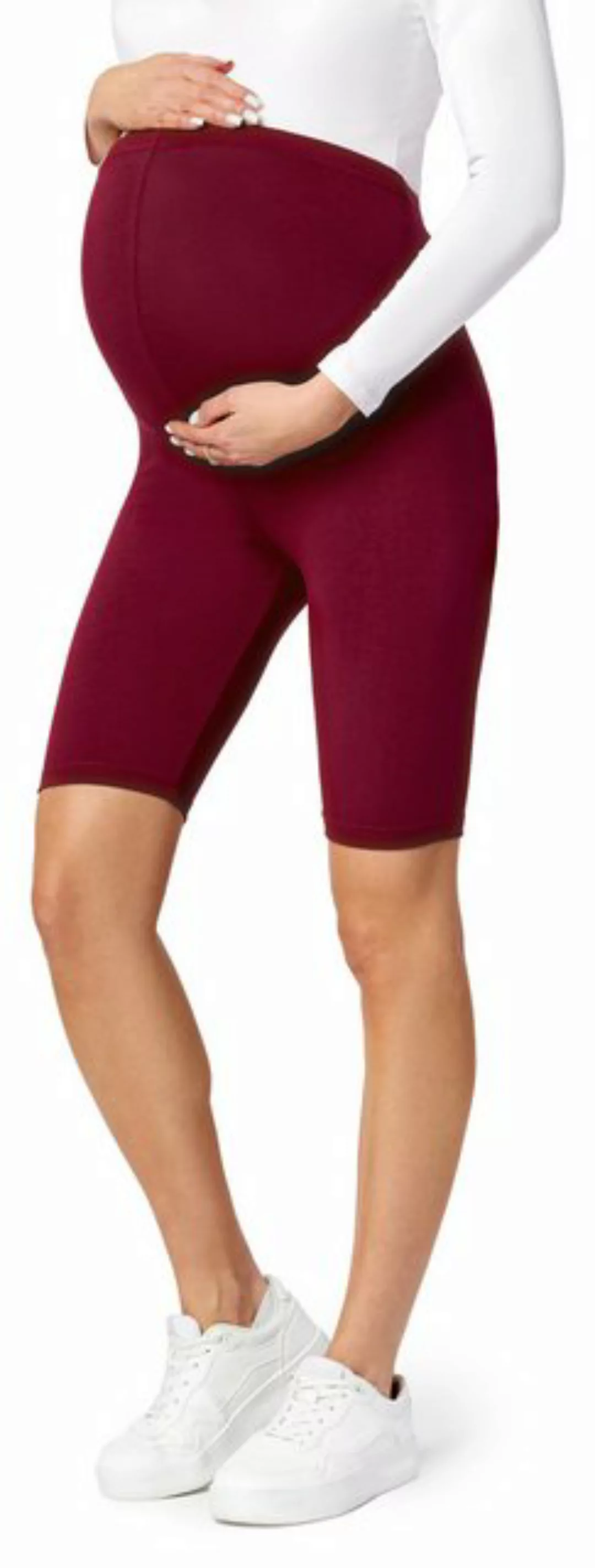 Be Mammy Umstandsleggings Damen Kurze Leggings BE-04 (1-tlg) aus Viskose günstig online kaufen