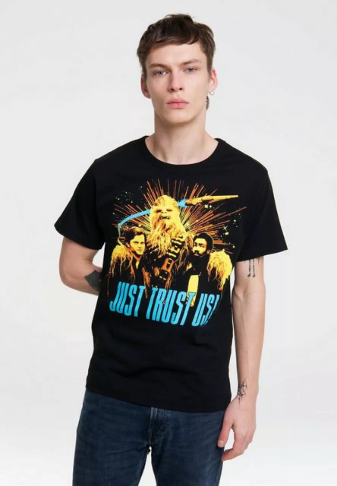 LOGOSHIRT T-Shirt Star Wars - Just Trust Us! mit tollem Star Wars-Print günstig online kaufen
