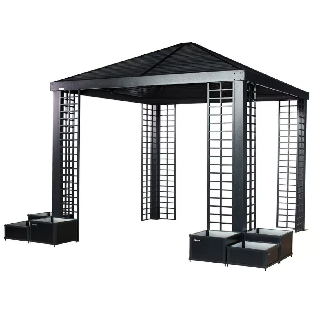 Sojag Pavillon Havana 1010 anthrazit Aluminium B/H/L: ca. 298x294x298 cm günstig online kaufen