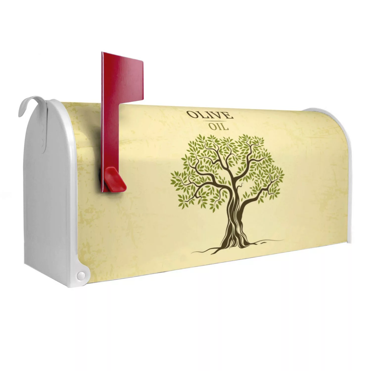 Banjado Amerikanischer Briefkasten Weiß 48x22x16cm US Mailbox Letterbox Pos günstig online kaufen