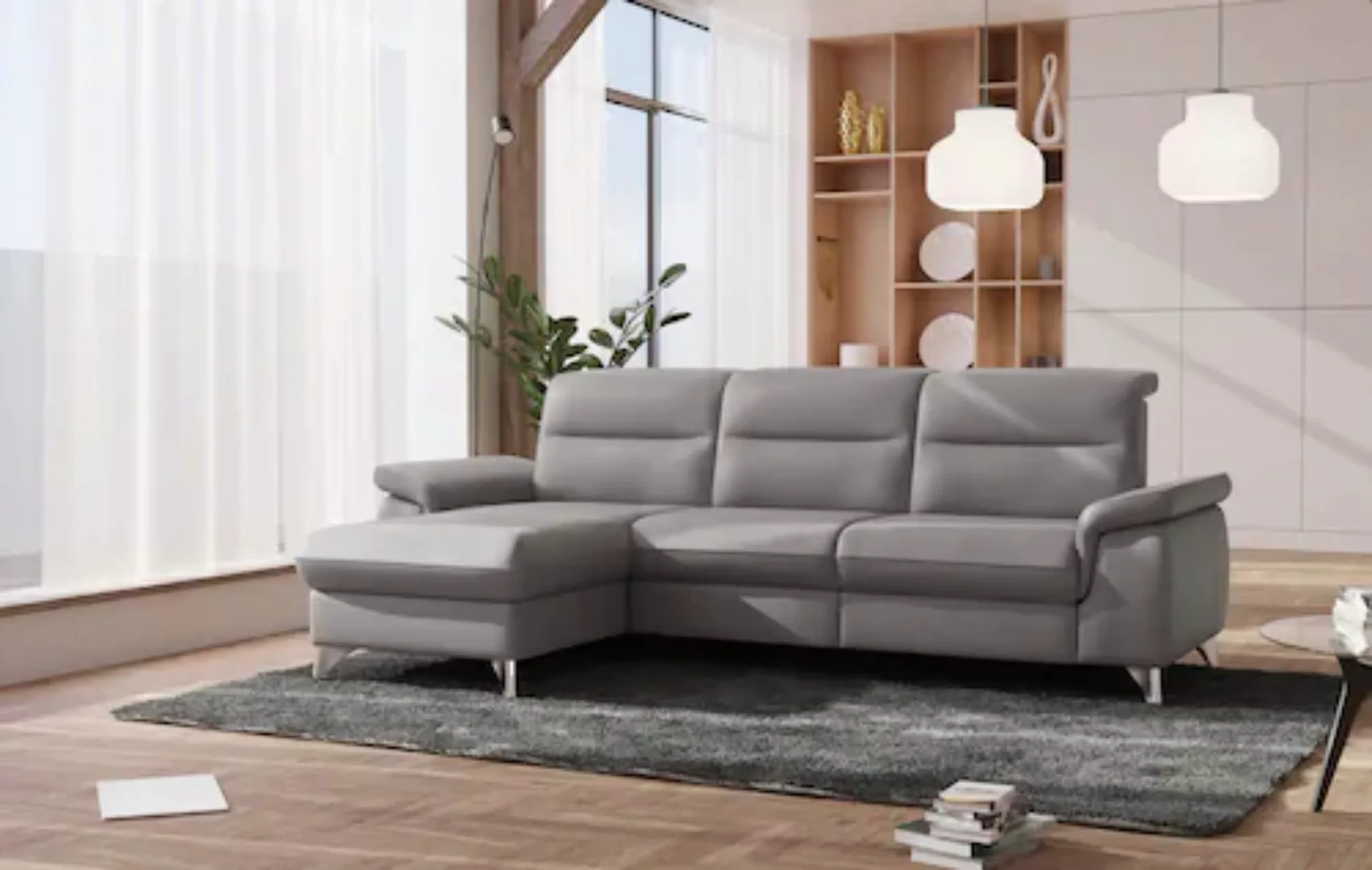 sit&more Ecksofa "Astoria L-Form", wahlweise mit motorischer Relaxfunktion günstig online kaufen