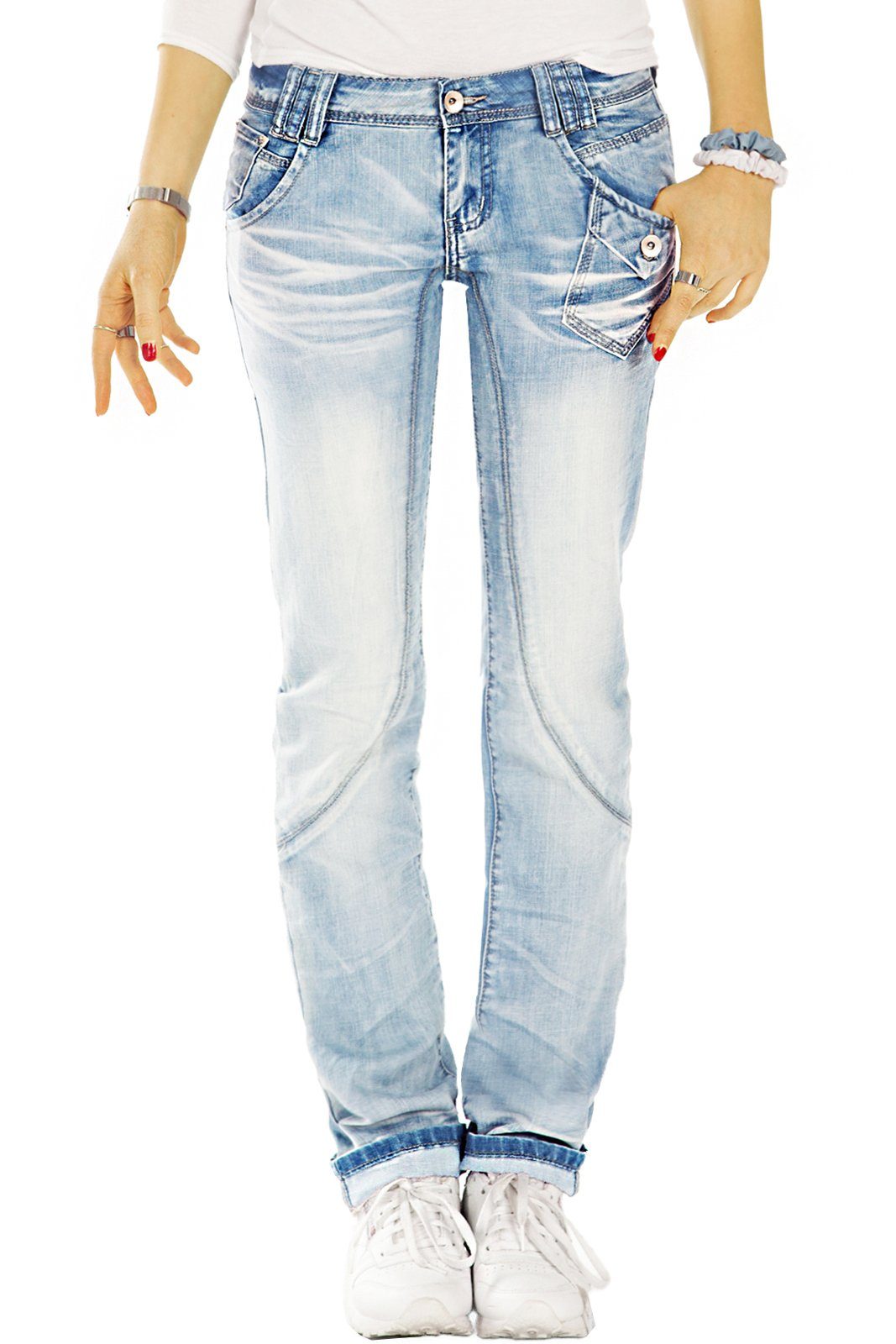 be styled Straight-Jeans low waist Jeanshosen, günstig online kaufen