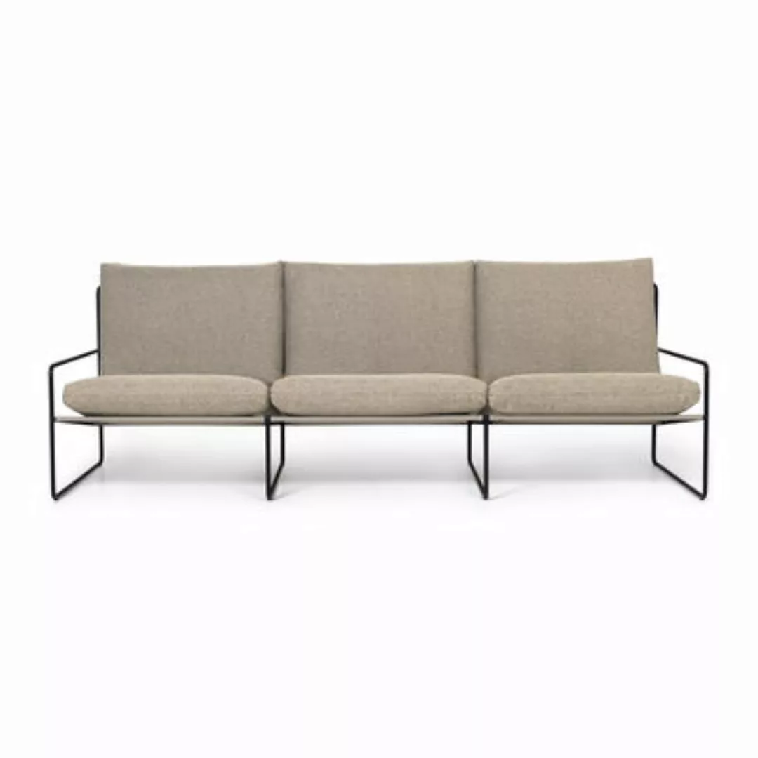 Gartensofa 3-Sitzer Desert Dolce textil beige / 3-Sitzer - L 233 cm - Innen günstig online kaufen