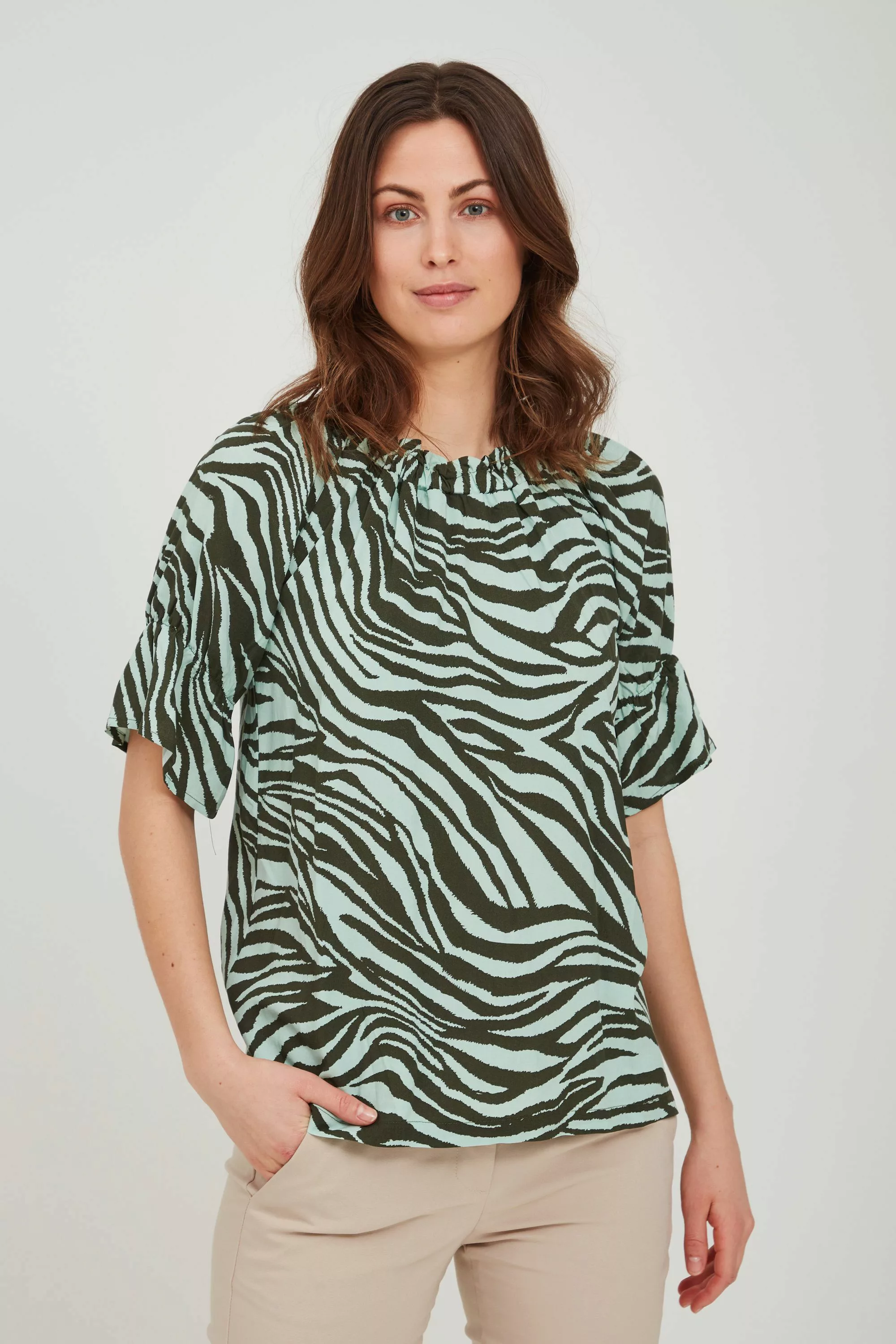 fransa Shirtbluse "Fransa FRAlzebra" günstig online kaufen