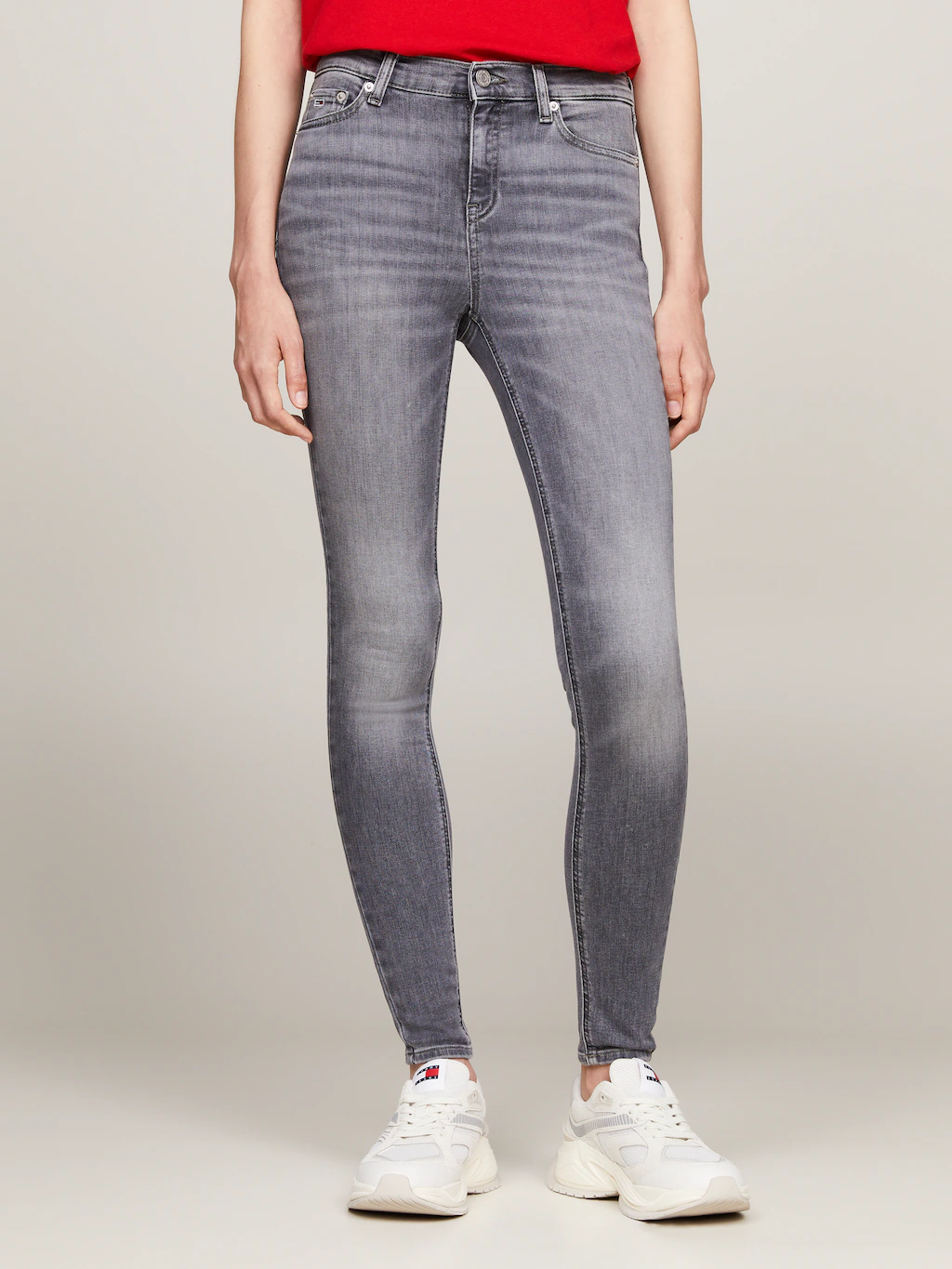 Tommy Jeans Skinny-fit-Jeans "Nora Mid Rise Skinny Fit", mit Waschung, Logo günstig online kaufen