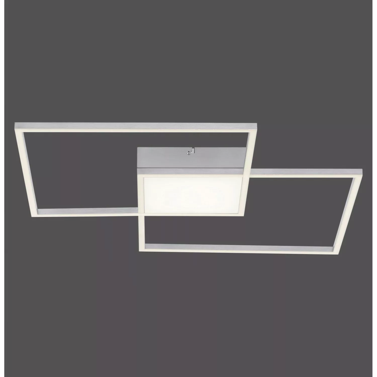 LED-Deckenleuchte Asmin Stahl 60 cm x 60 cm CCT 2700 K - 5000 K günstig online kaufen