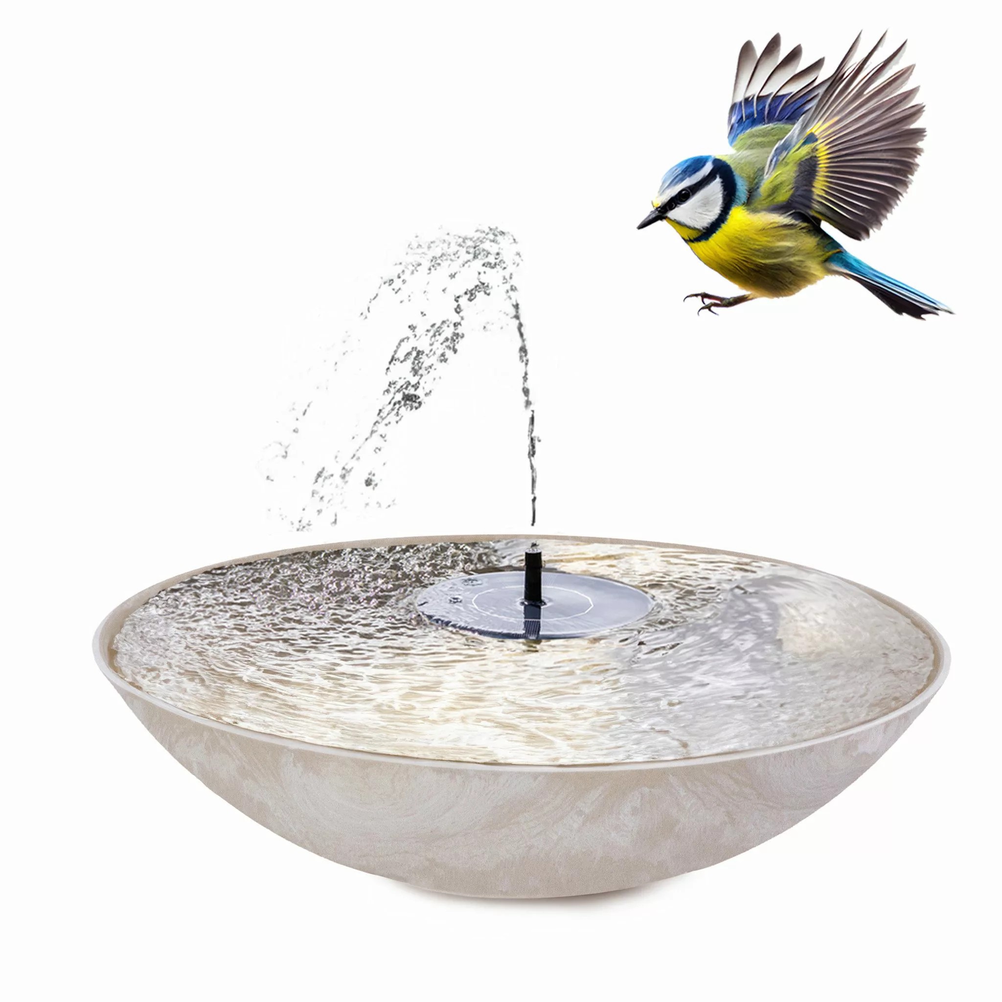matches21 HOME & HOBBY Wasserspiel Solar-Brunnen günstig online kaufen