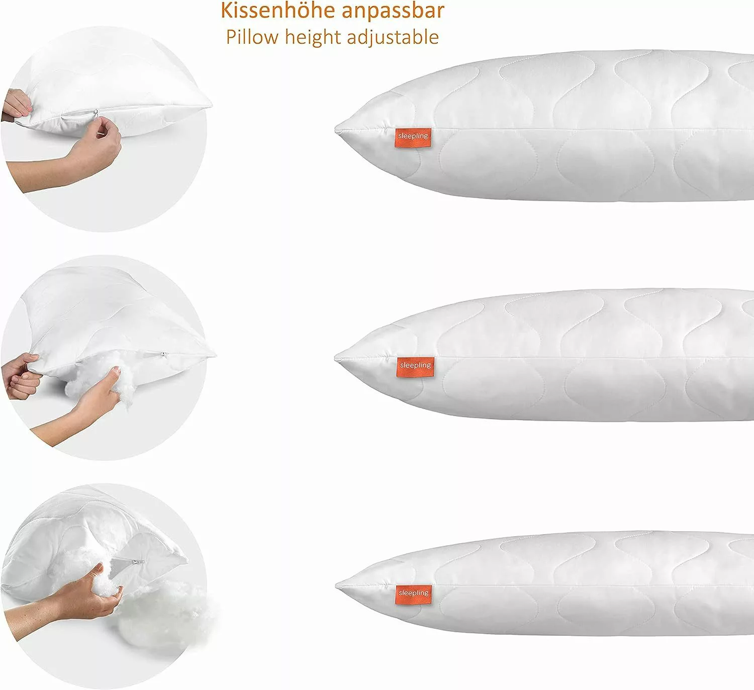 sleepling Kopfkissen extra prall, fest und günstig online kaufen