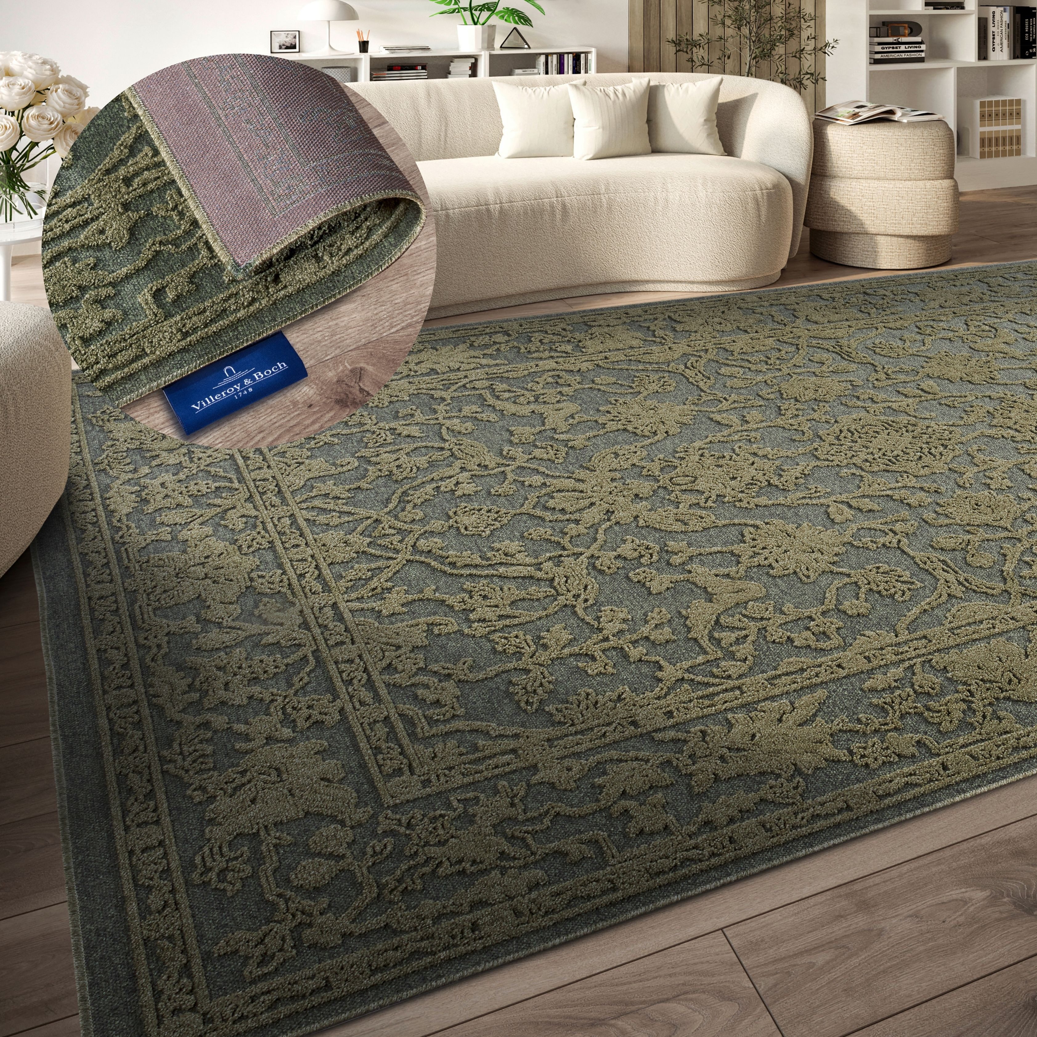 Villeroy & Boch Teppich »Ambroise«, rechteckig, 5,5 mm Höhe, Wohnzimmer, Sc günstig online kaufen