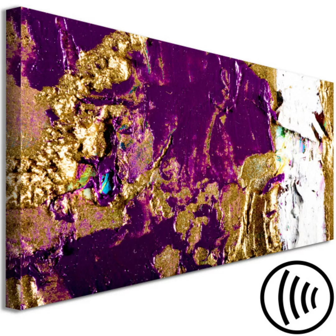 Wandbild Purple Wave (1 Part) Narrow XXL günstig online kaufen