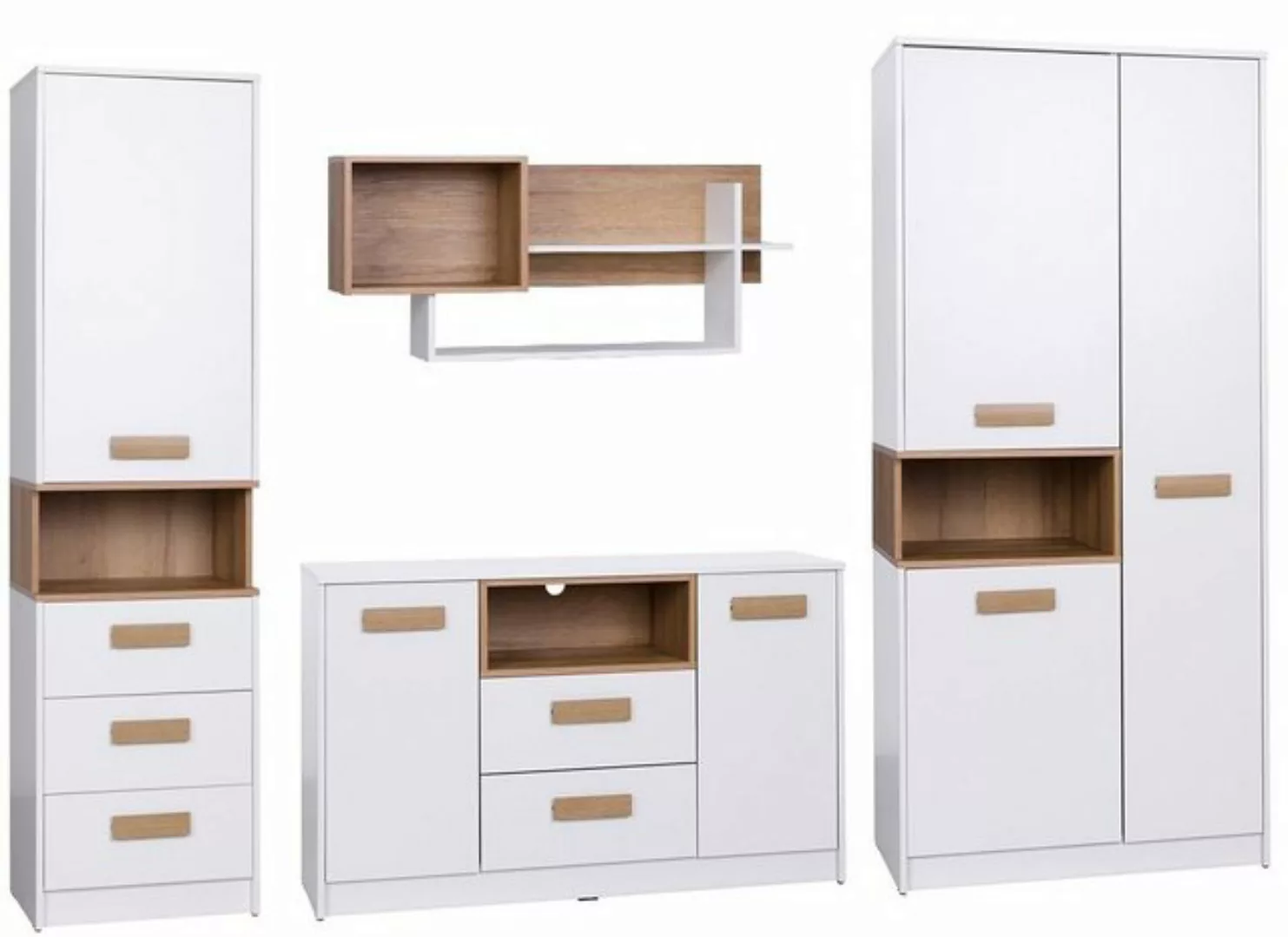 Marmex Möbel Schrank-Set Grant SET C, (4-St), Soft-Close-Funktion günstig online kaufen