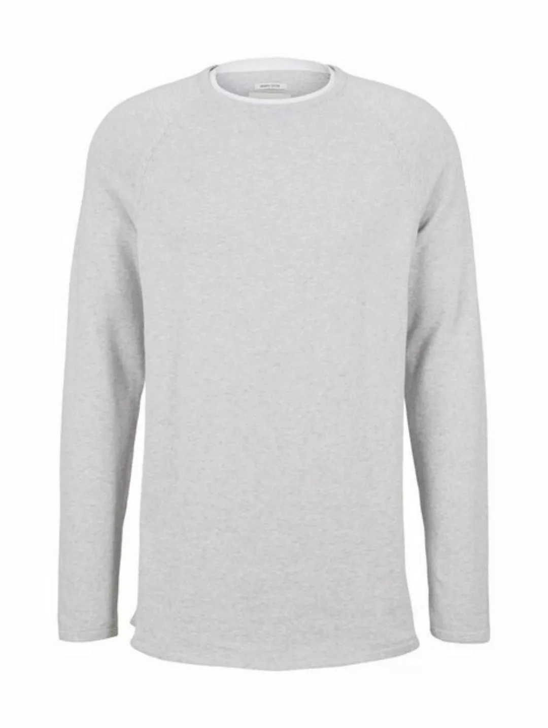 Tom Tailor Denim Herren Rundhals Pullover BASIC - Regular Fit günstig online kaufen