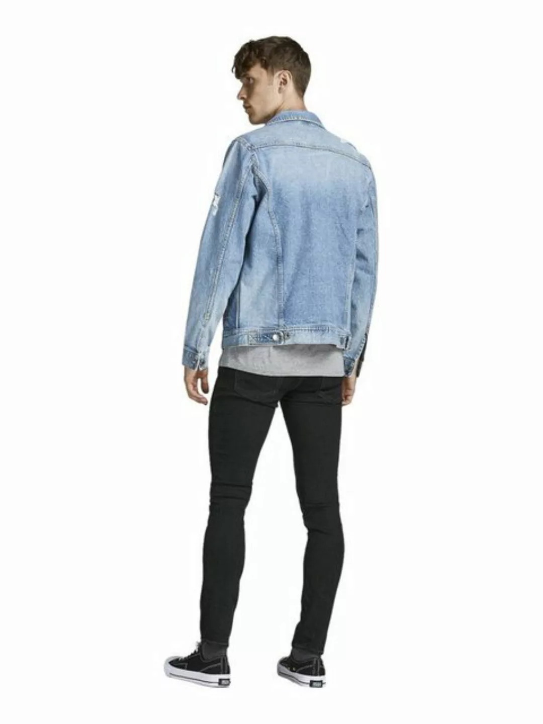 Jack & Jones Herren Jeans JJILIAM JJORIGINAL AM 105- Skinny Fit - Schwarz - günstig online kaufen